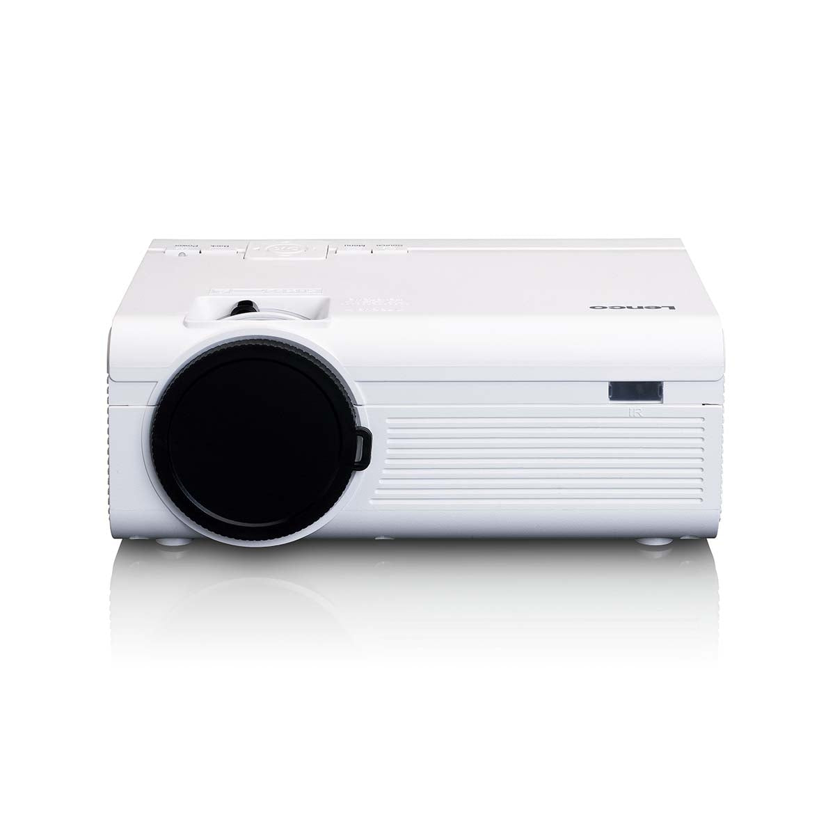 LCD Projector with high resolution, supports Full HD 1080P content White