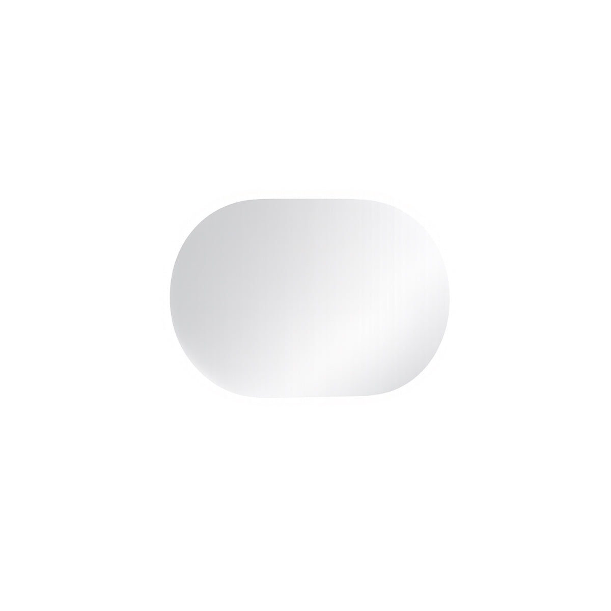LED Bathroom Mirror, 90x55 cm, Anti-Fog, Adjustable Light