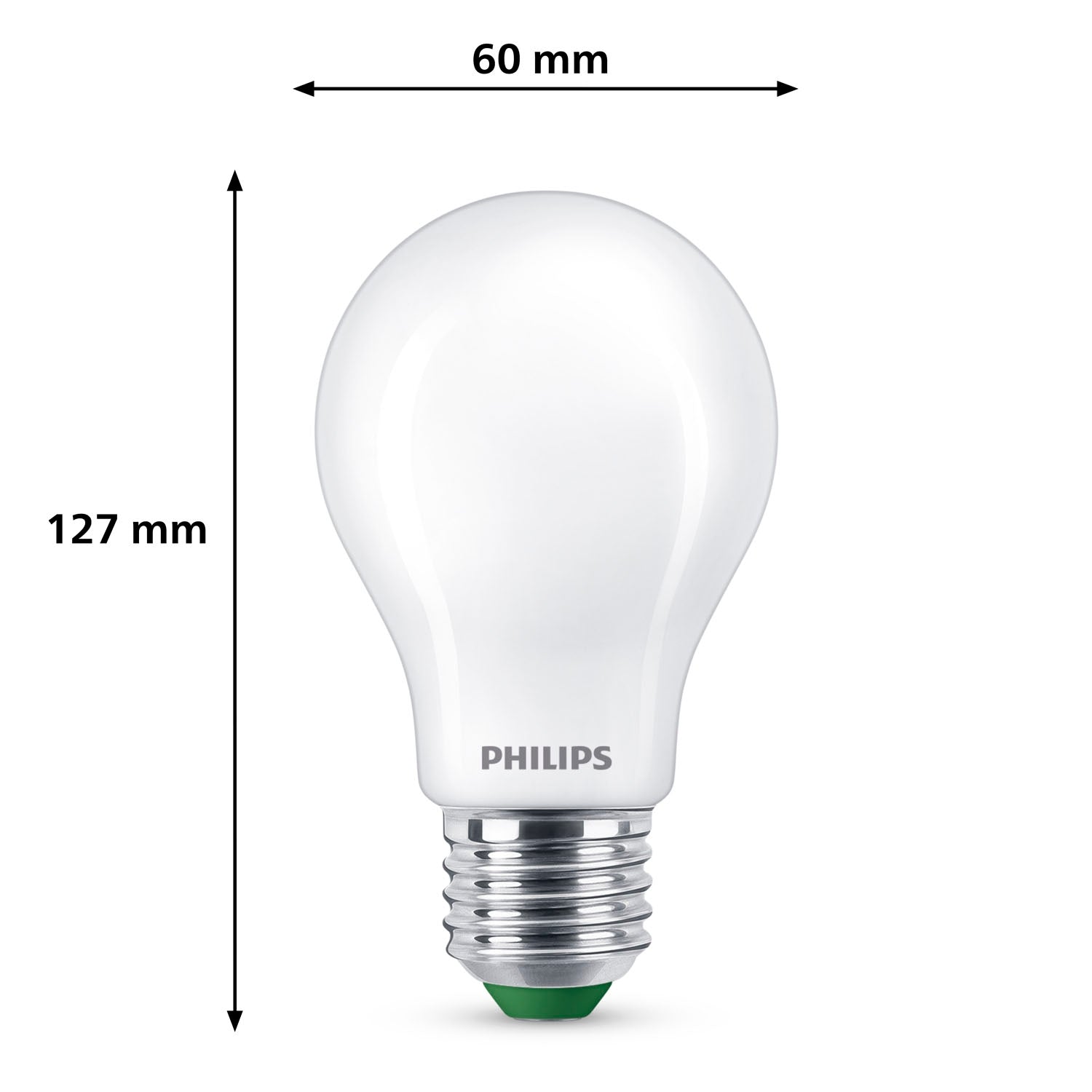 LED E27 Normal 2.3W (40W) Frosted 485lm 2700K Energy class A