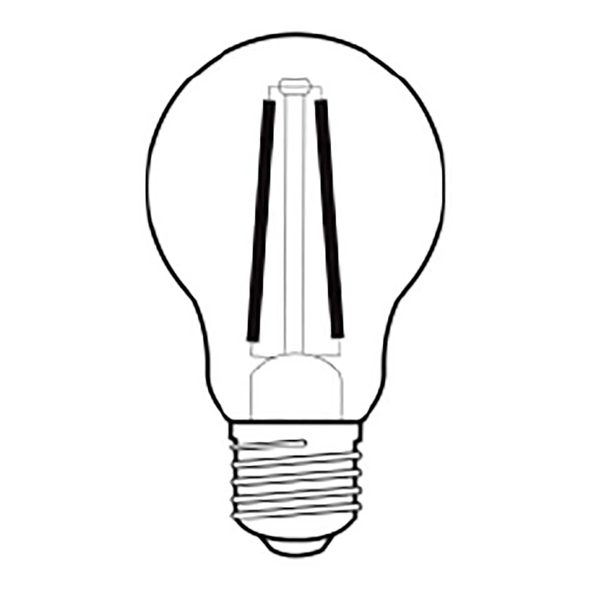 LED E27 Vintage Filament Lamp Globe 8 W 810 lm 3000 K 2-blister