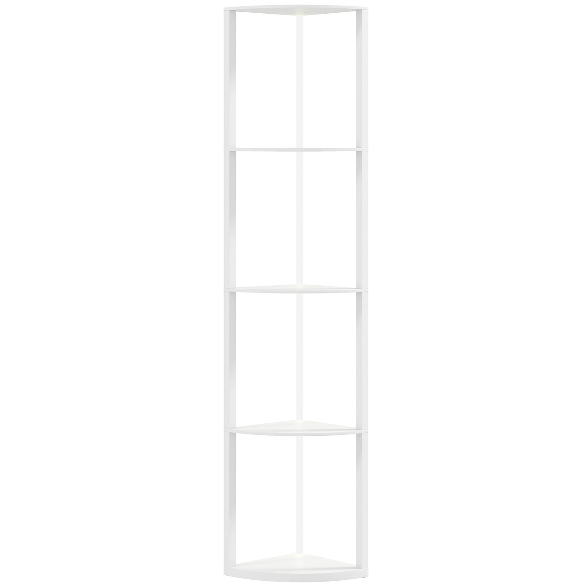 LED Floor Lamp with Shelves, RGB Lighting, Remote Control