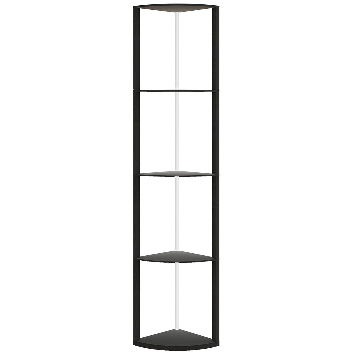 LED Floor Lamp with Shelves, RGB, Remote Control