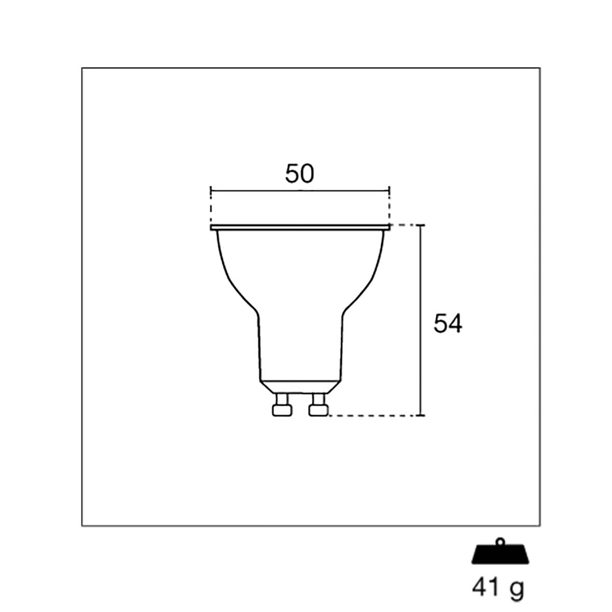 LED LAMP GU10 Faretto Spot Dicro Shop 95 6 W (50 W ALO) 440 lm 3000 K
