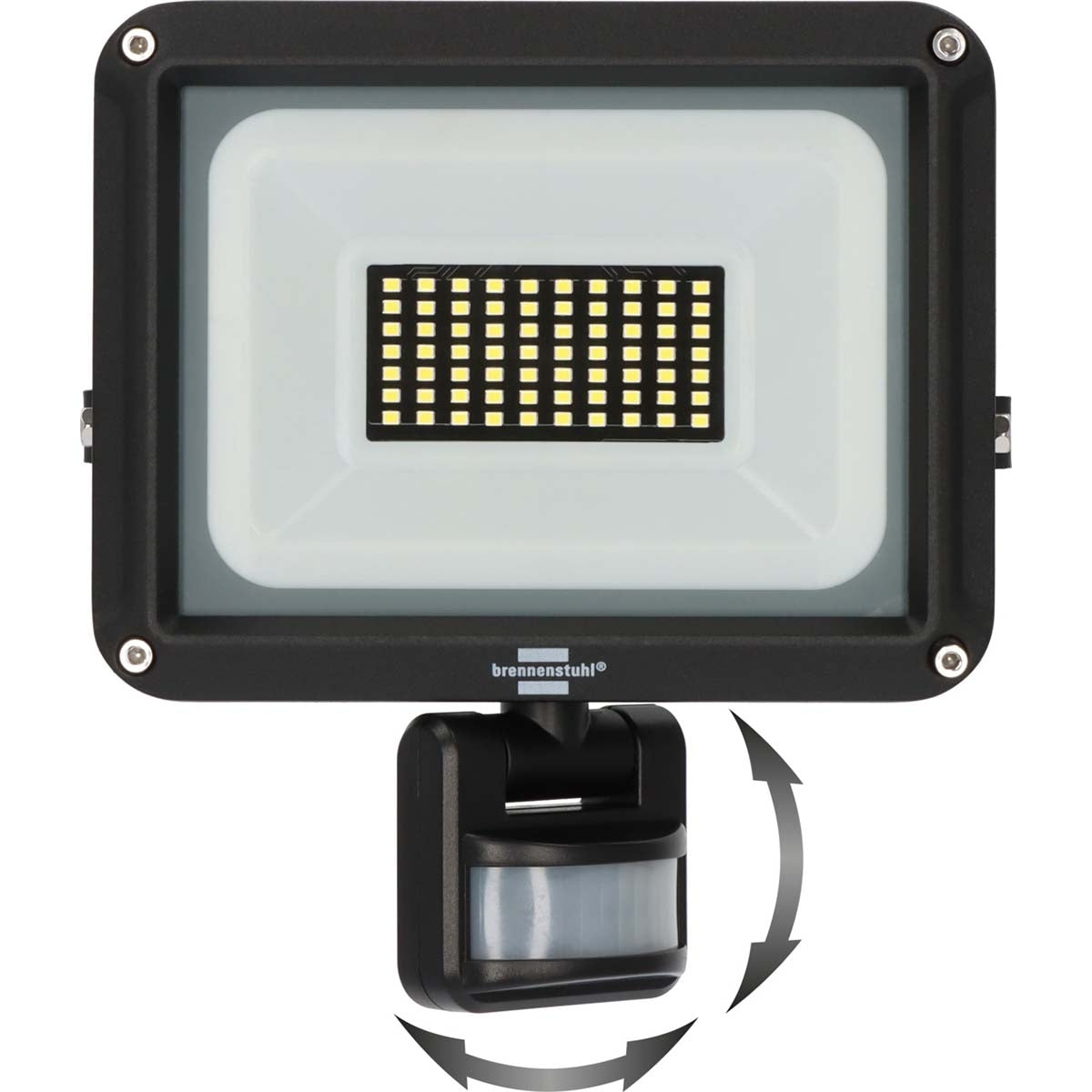 LED Spotlight JARO 4060 P (LED spotlight for wall mounting for outdoor IP65, 30W, 3450lm, 6500K, with motion detector)