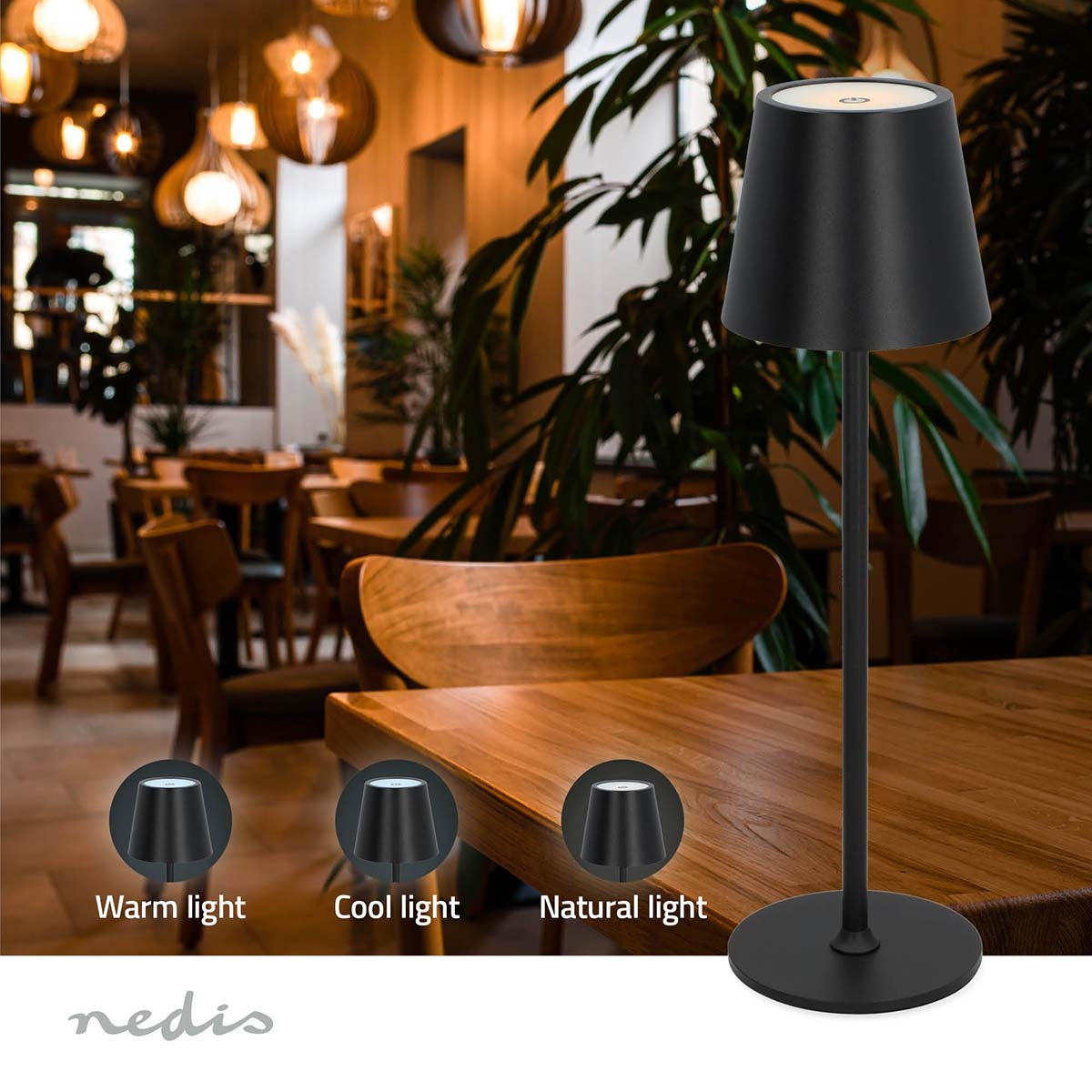 LED Table Lamp | LED | 1.8 W | 150 lm | 3000 - 6000 K | Black