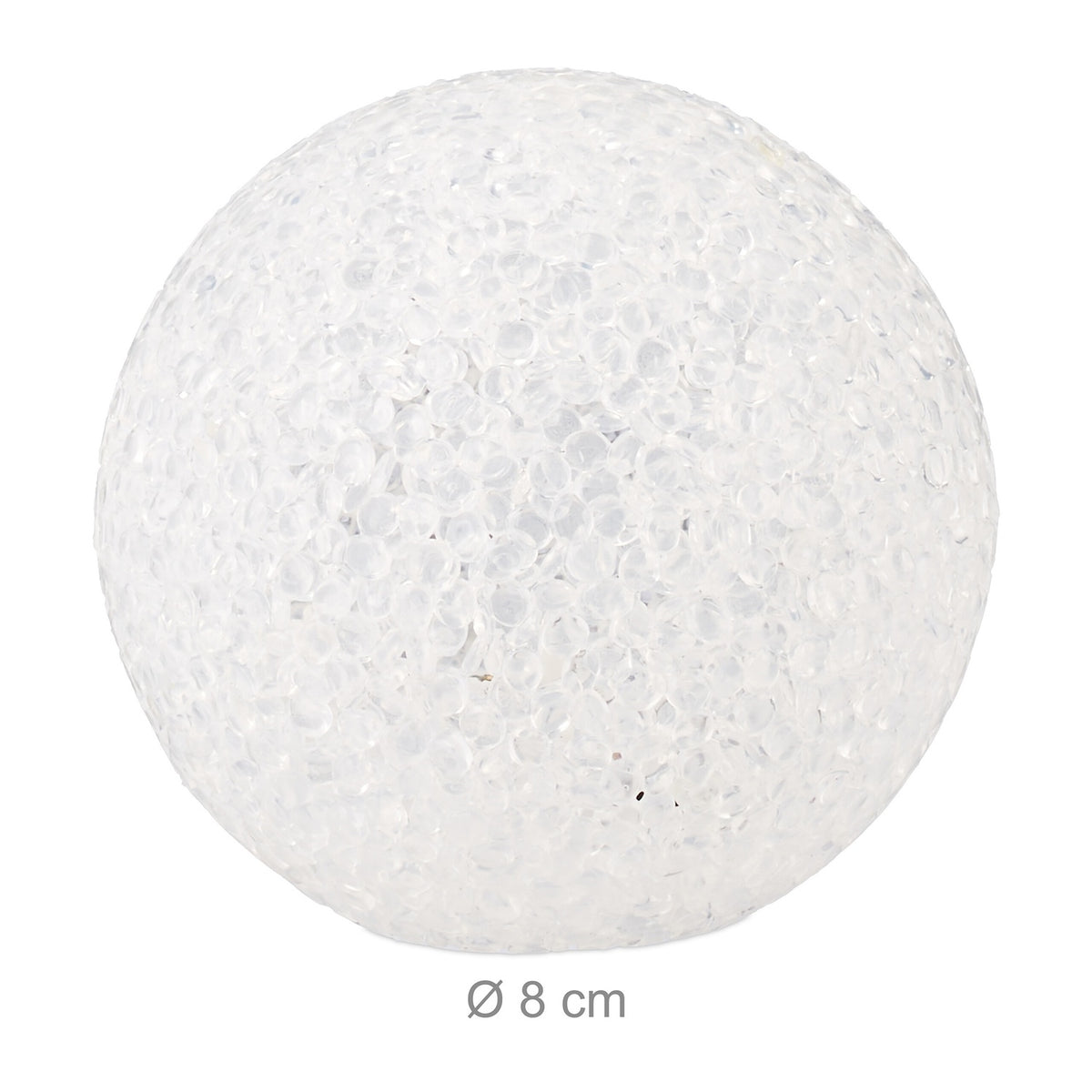 LED ball light with color change, set of 3