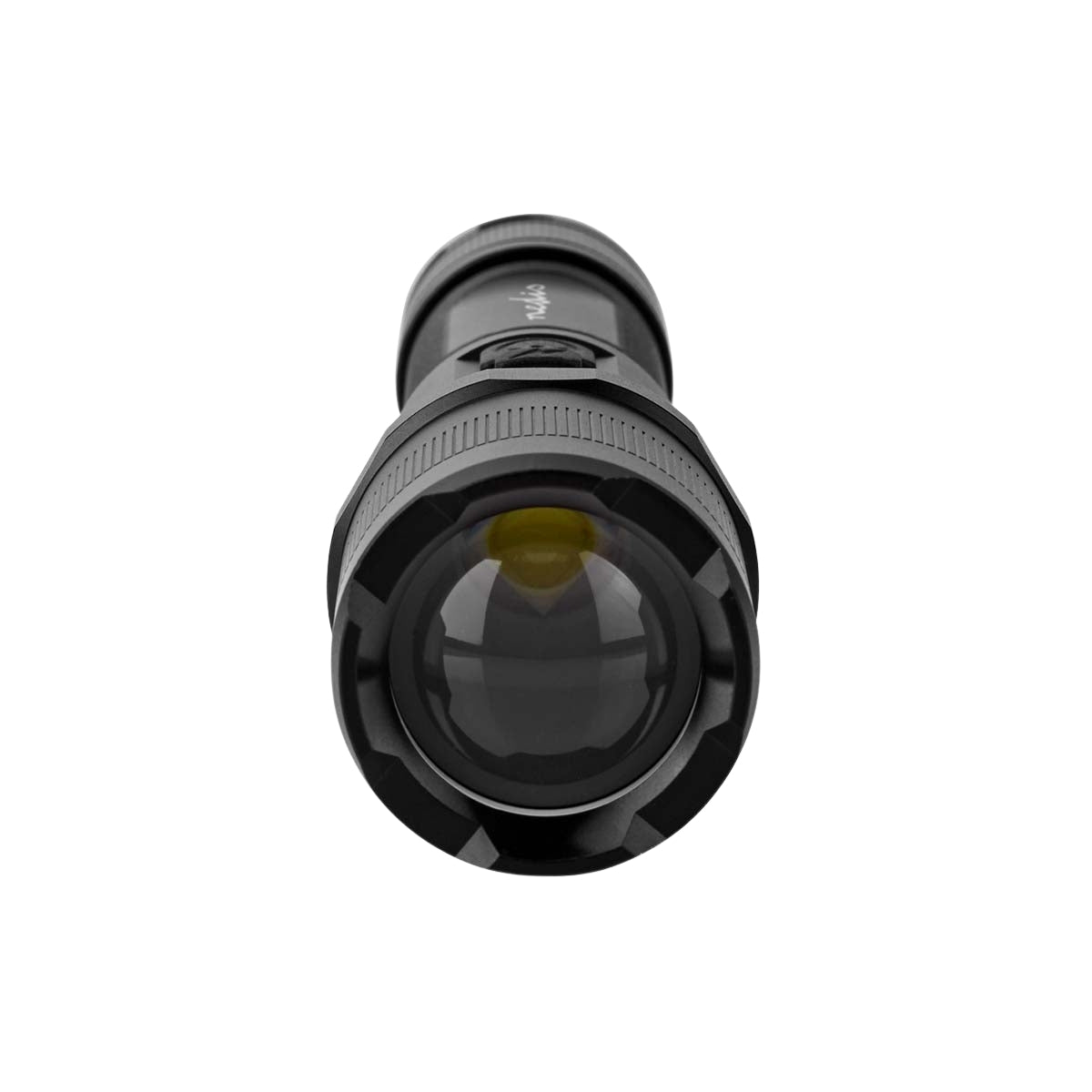 LED flashlight | Battery powered | 3.7 V DC | 10 W| Built-in lithium ion | batteries included | Rechargeable | Indicated luminous flux: 1000 lm | Lighting range: 110 m | Beam angle: 9.5 °