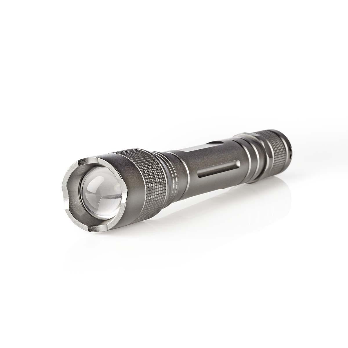 LED flashlight | Battery powered | 3 V DC | 3 W| 2x AA/LR6 | Indicated luminous flux: 150 lm | Lighting range: 120 m | Beam angle: 46.1 °
