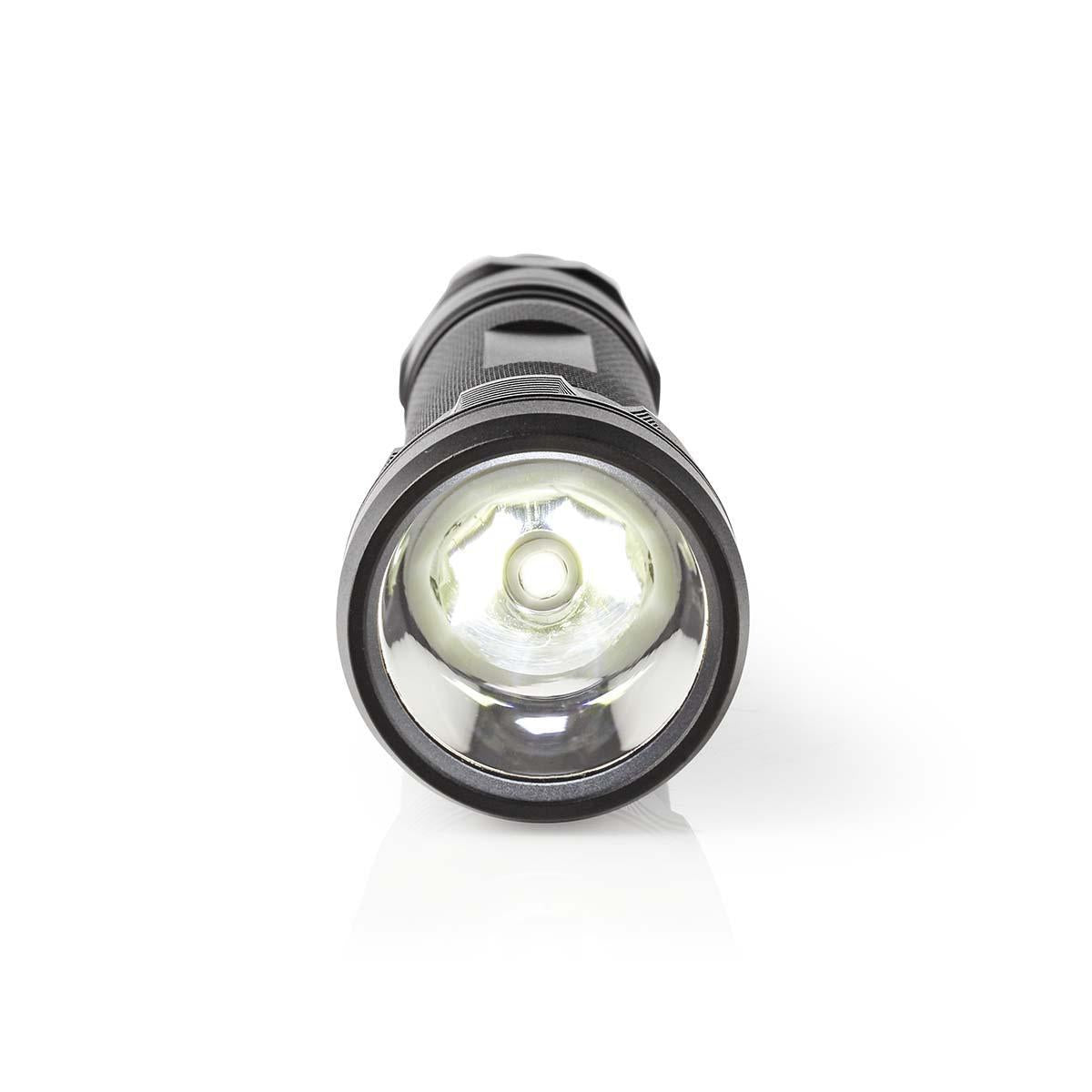 LED flashlight | Battery powered | 4.5 V DC | 10 W| 3x C/LR14 | Indicated luminous flux: 500 lm | Lighting range: 250 m | Beam angle: 9.5 °