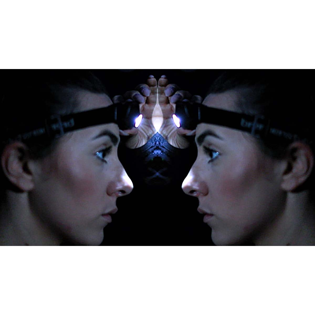 LED headlamp LuxPremium / light CREE LED headlamp with strong front light Black