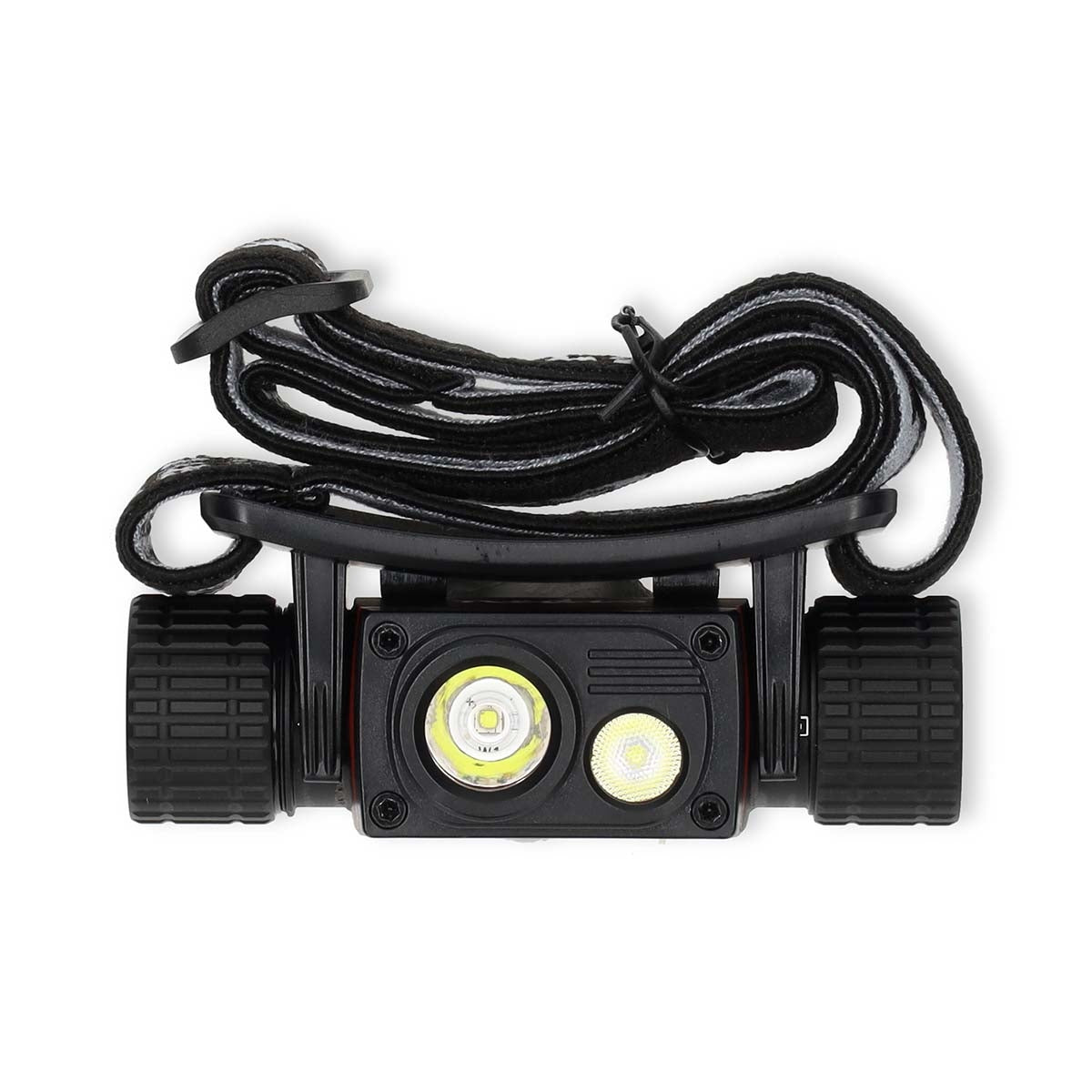 LED head light | Battery powered / USB power | 3.7 V DC | batteries included | Rechargeable | Indicated luminous flux: 1000 lm | Lighting range: 180 m