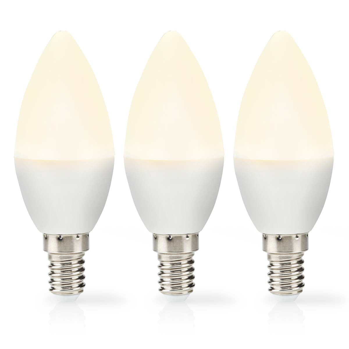 LED lamp E14 | Light | 4.9 W| 470 lm | 2700 K| Warm White | Matte | 3 pcs.