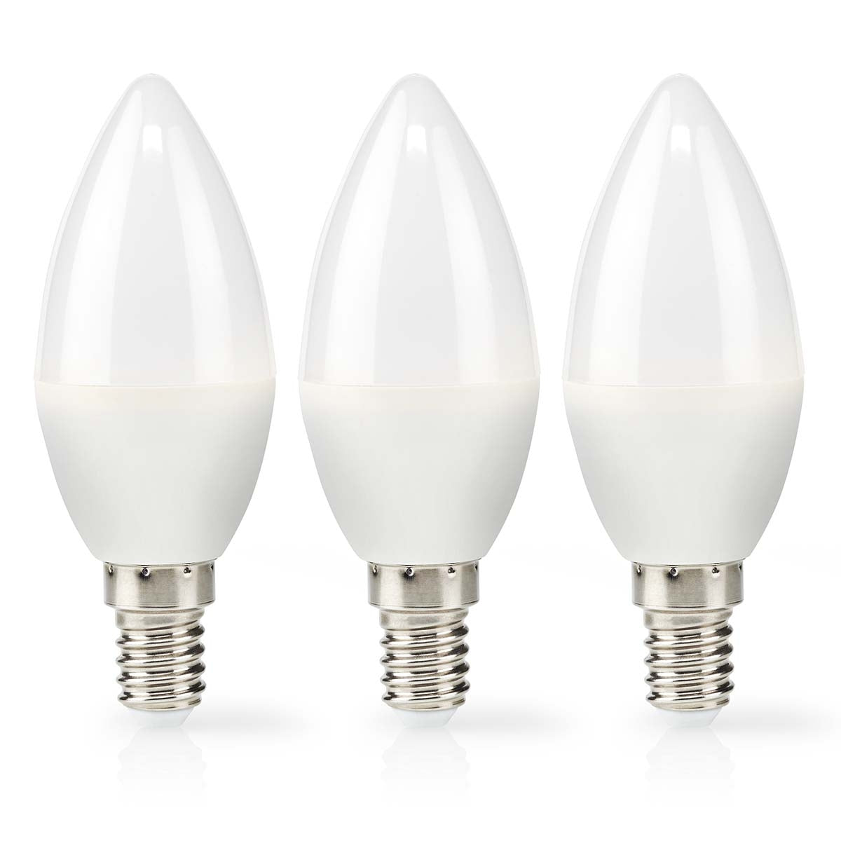 LED lamp E14 | Light | 4.9 W| 470 lm | 2700 K| Warm White | Matte | 3 pcs.