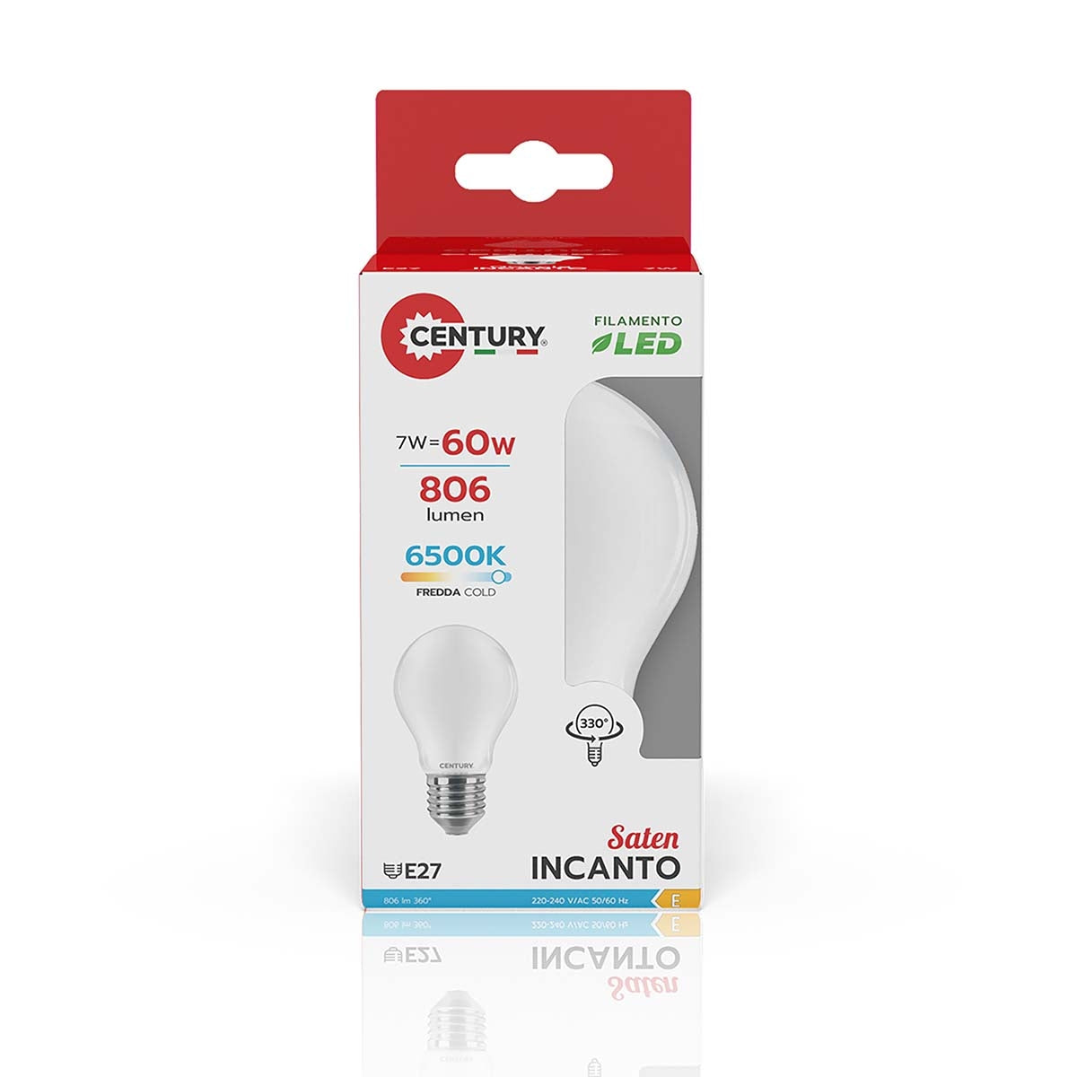 LED lamp E27 8 W 806 lm 6000 K