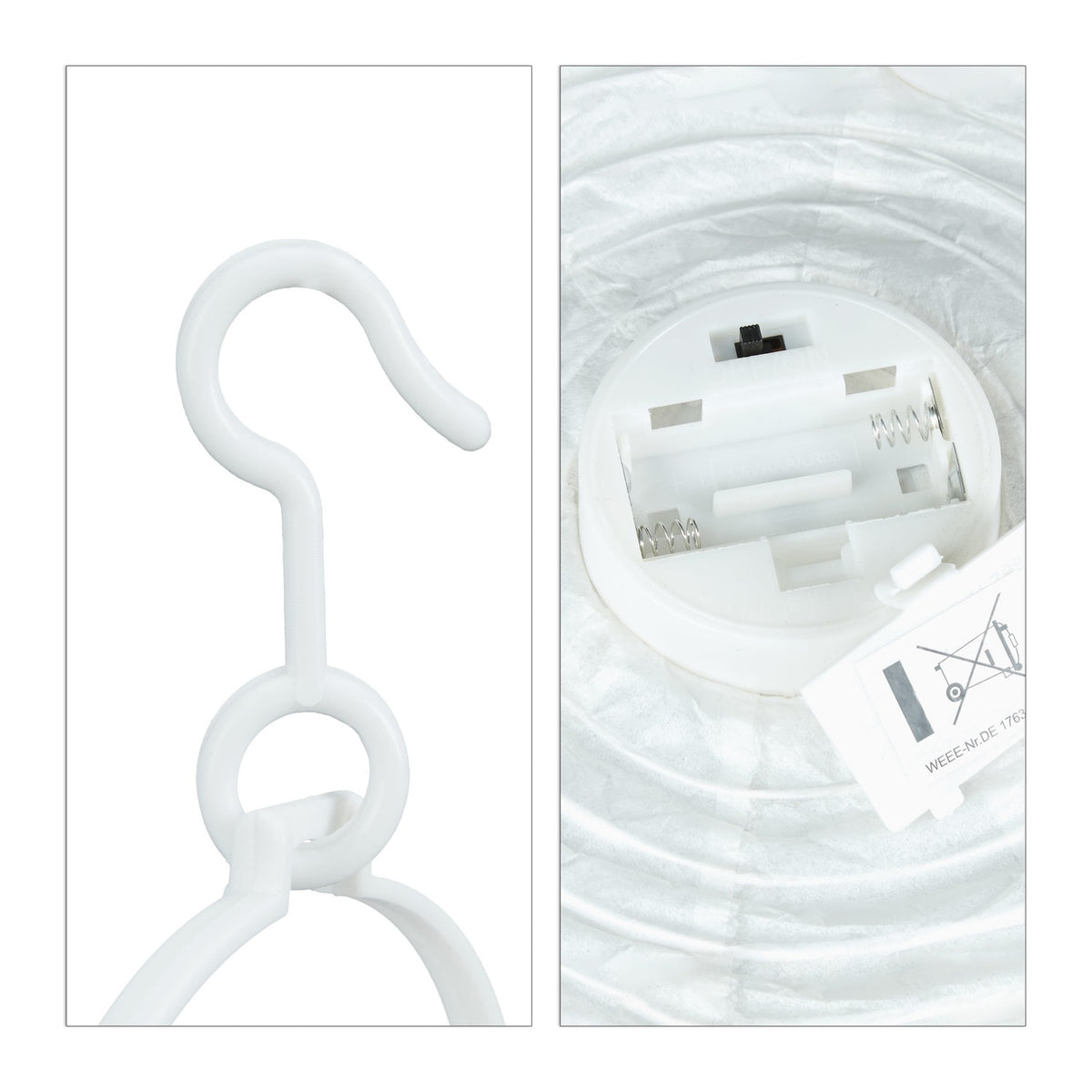 LED lanterns white 10 pcs