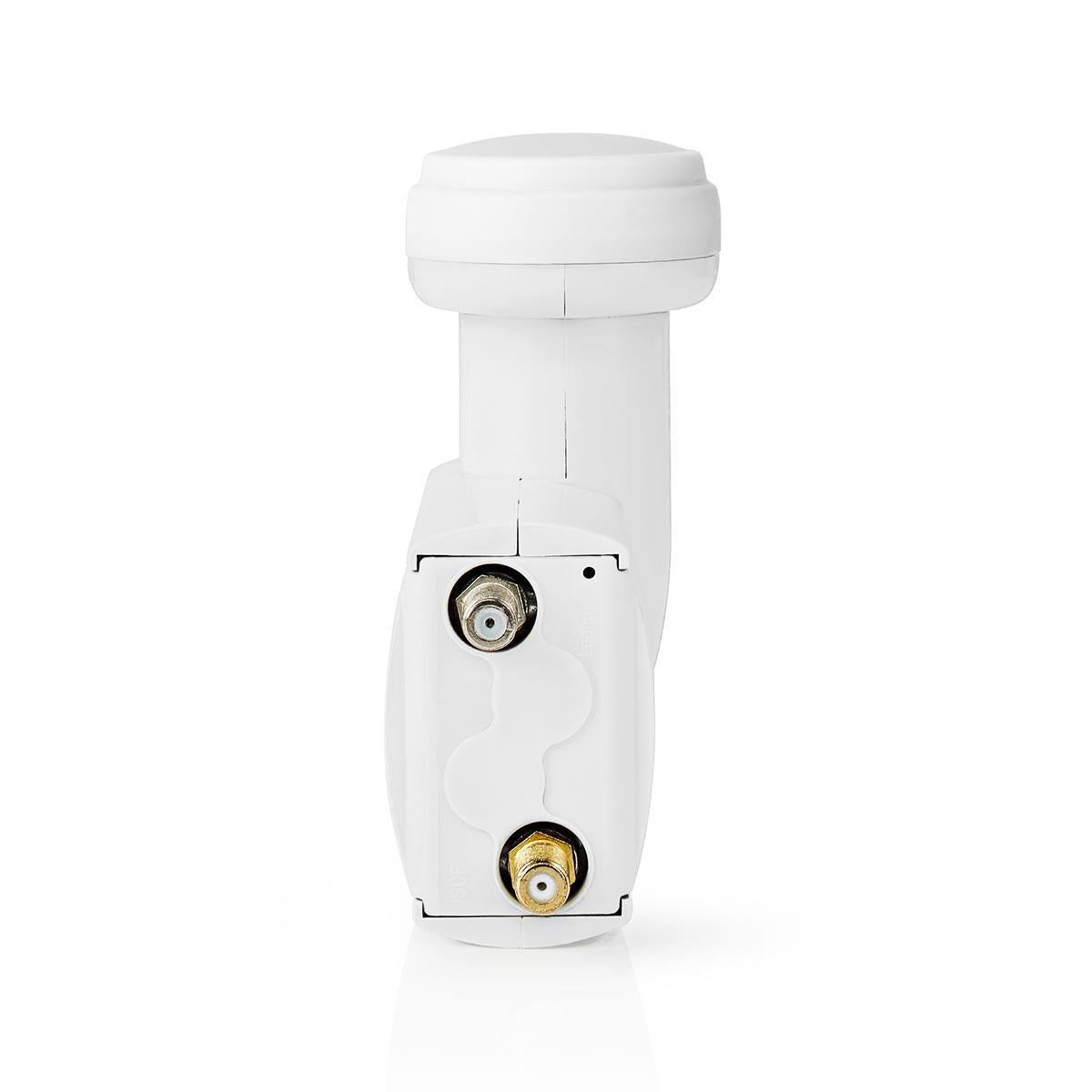 LNB | SatCR | Output connection: 2x F-connector | Noise factor range: 0.80 dB | Conversion gain: 58 - 60 dB | White
