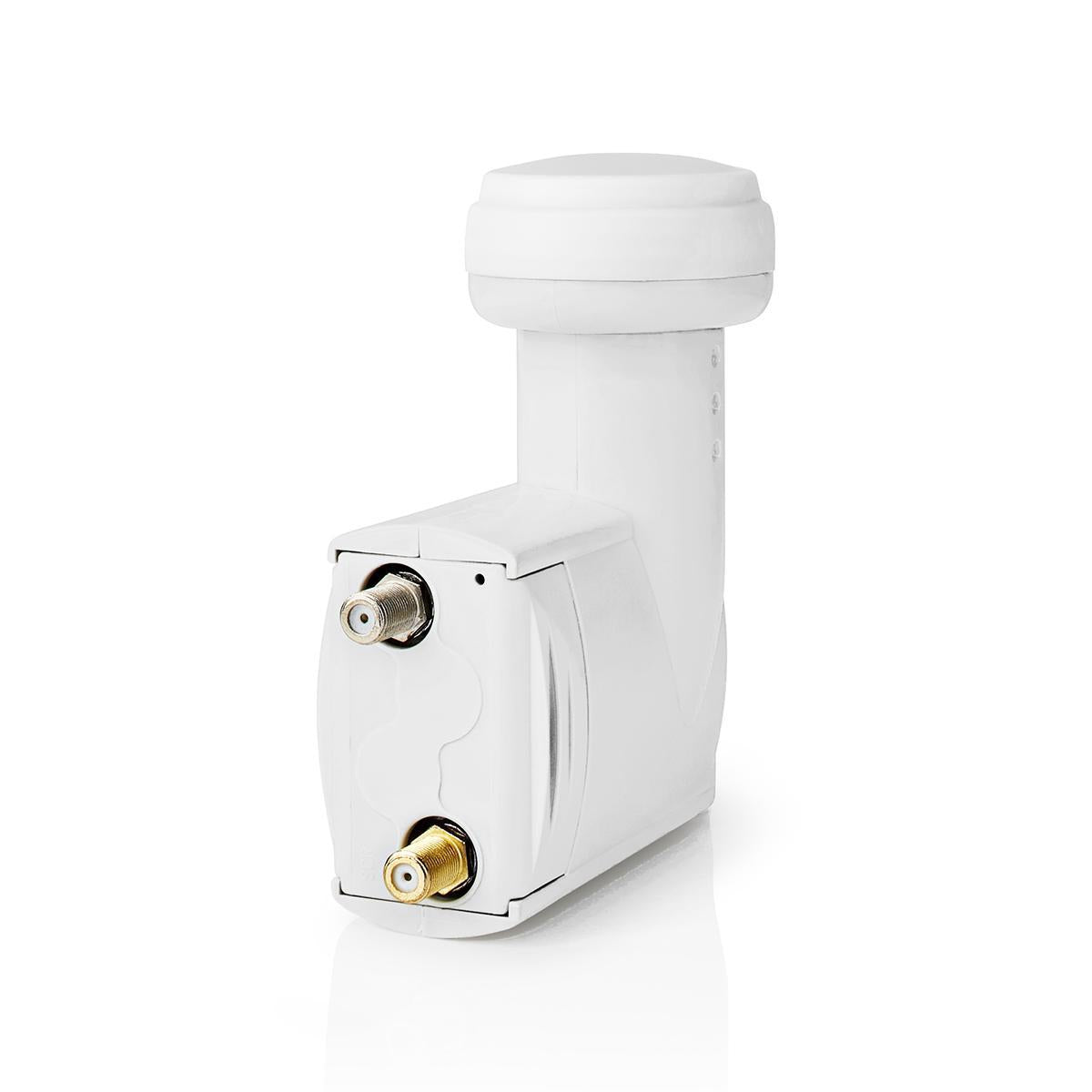 LNB | SatCR | Output connection: 2x F-connector | Noise factor range: 0.80 dB | Conversion gain: 58 - 60 dB | White
