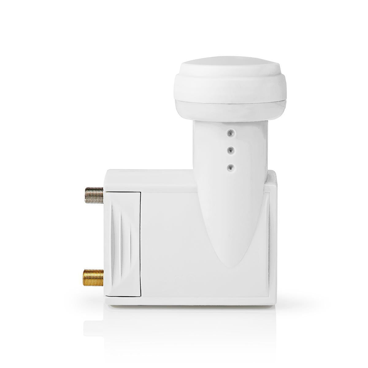 LNB | SatCR | Output connection: 2x F-connector | Noise factor range: 0.80 dB | Conversion gain: 58 - 60 dB | White