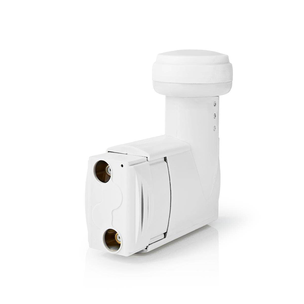 LNB | SatCR | Output connection: 2x F-connector | Noise factor range: 0.80 dB | Conversion gain: 58 - 60 dB | White