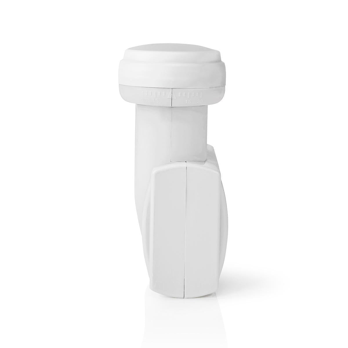 LNB | SatCR | Output connection: 2x F-connector | Noise factor range: 0.80 dB | Conversion gain: 58 - 60 dB | White