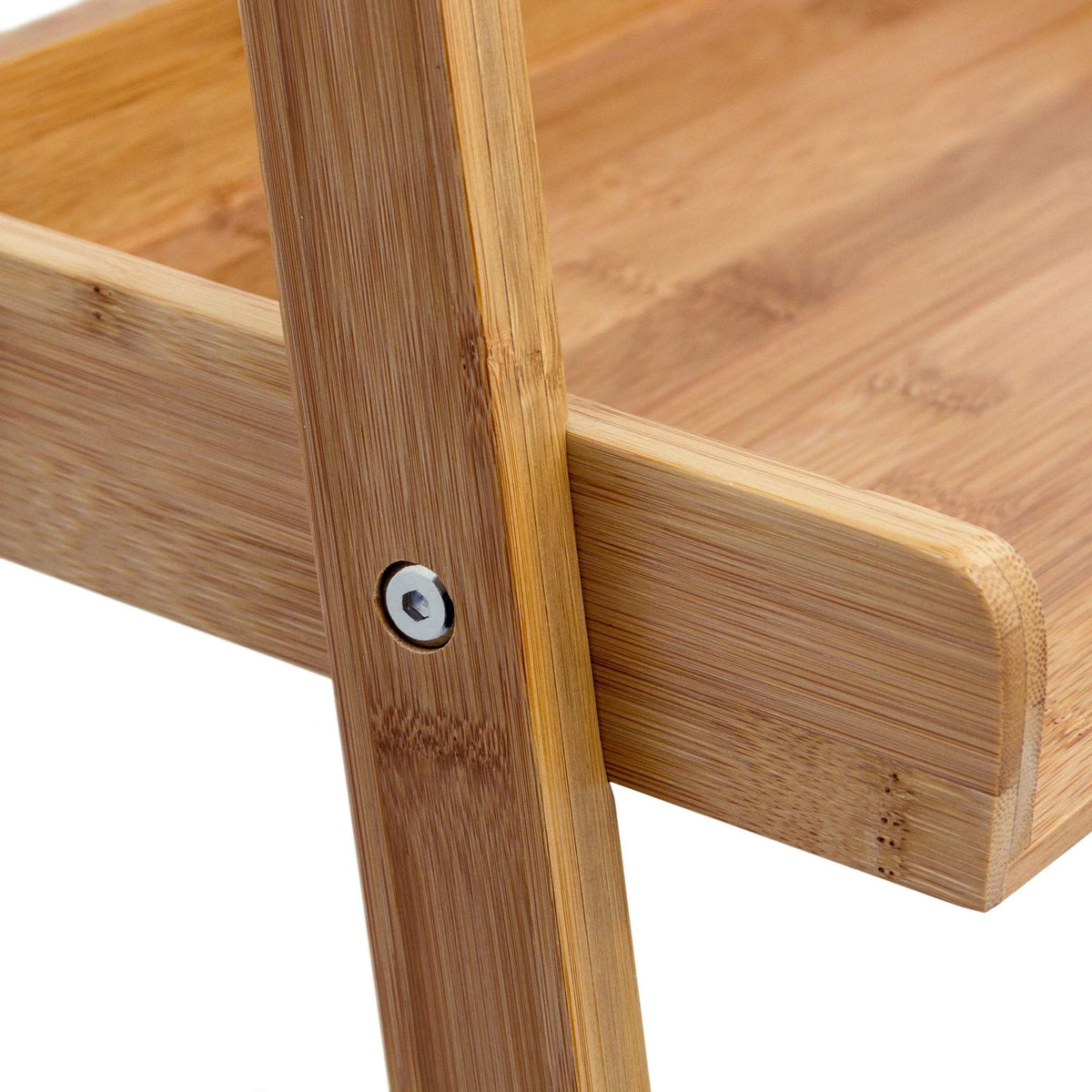 Ladder shelf bamboo 4 shelves