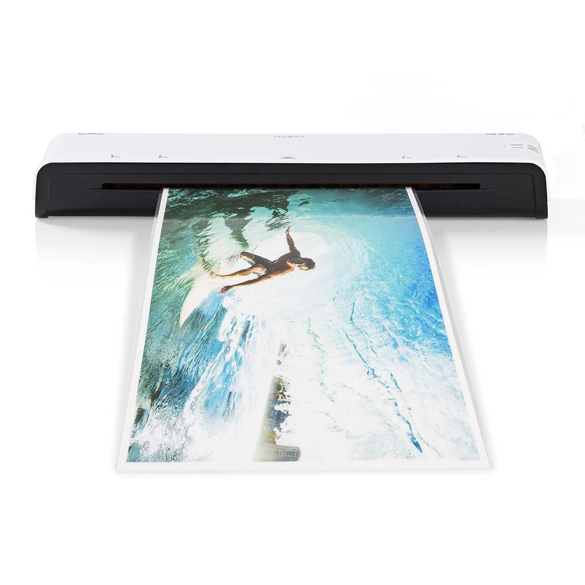 Laminator | Hot cold | A3 | 300 mm/min | Automatic shutdown | Power adapter | White