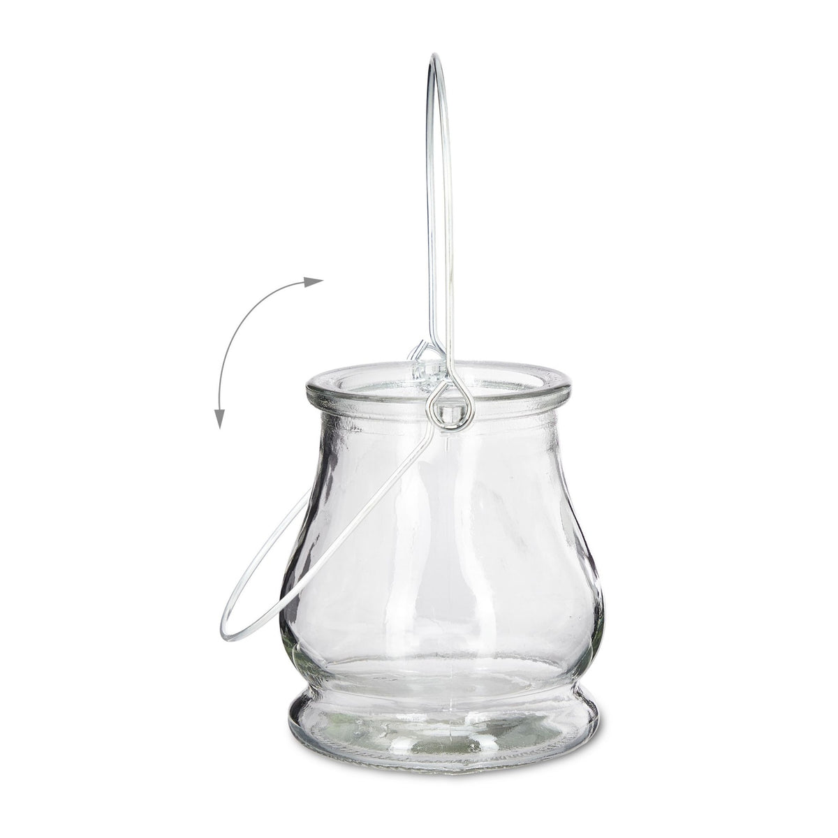Lantern transparent set of 12