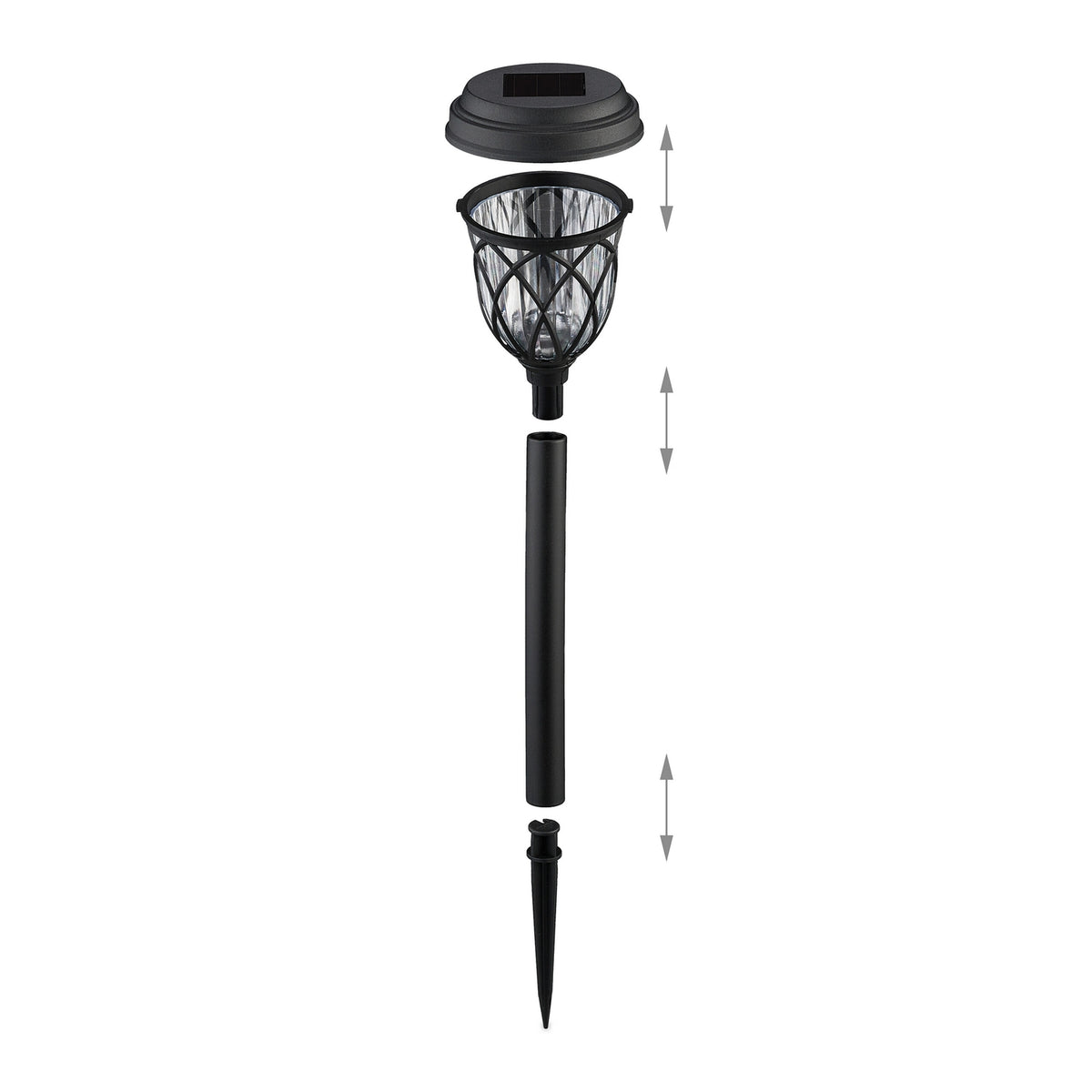 Lantern with solar cell lamp