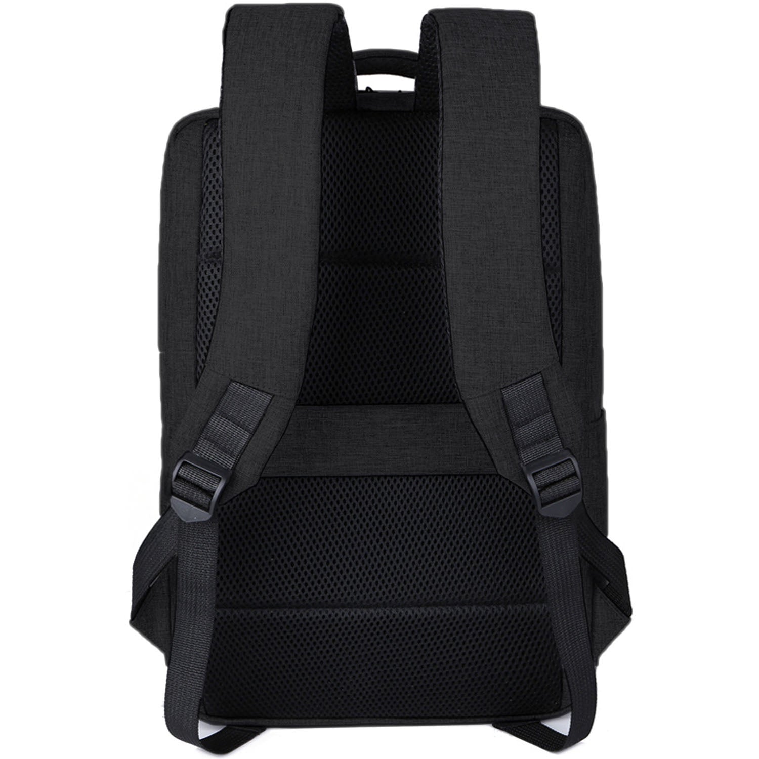 Laptop Backpack 15.6" Black, Water-Resistant, Polyester