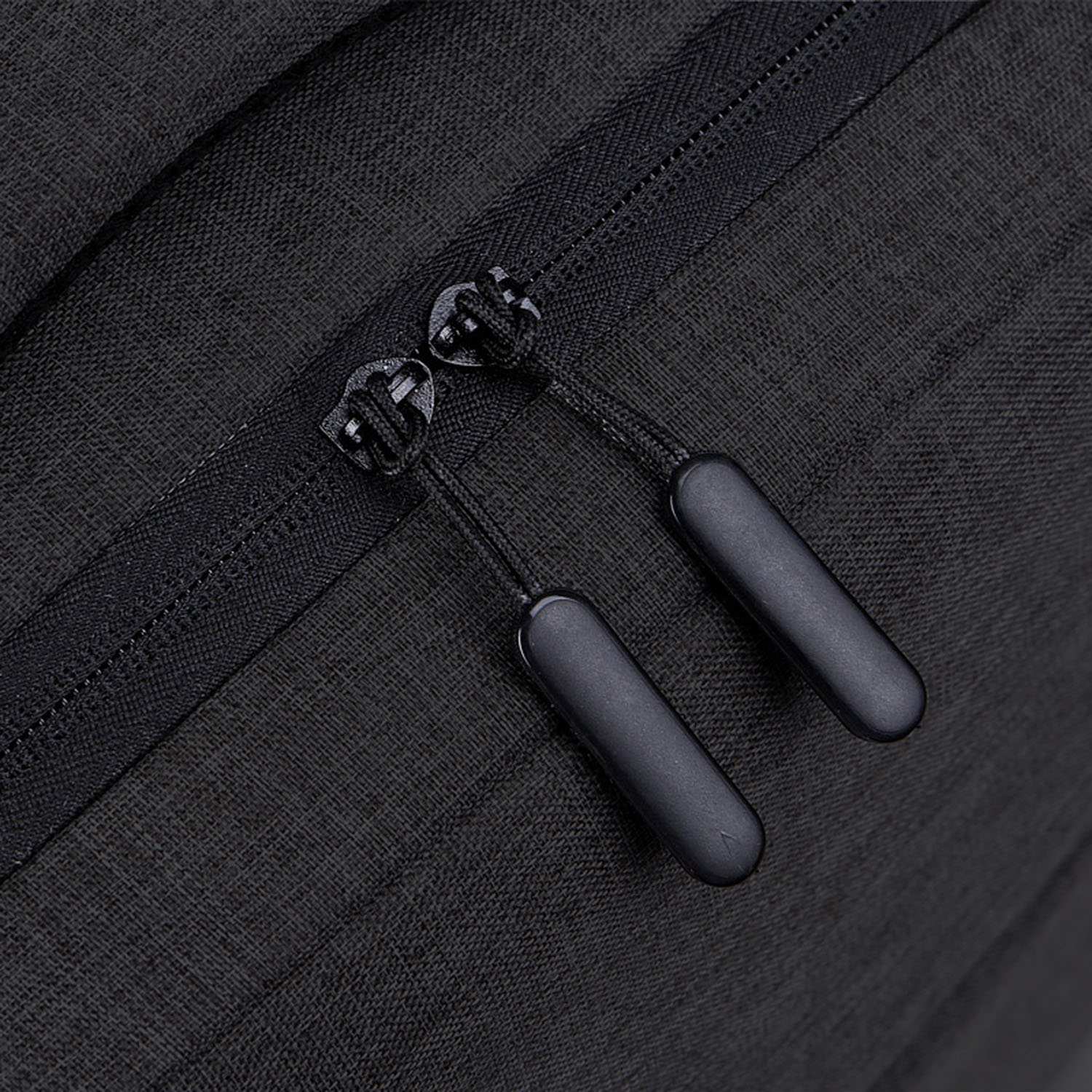 Laptop Backpack 15.6" Black, Water-Resistant, Polyester