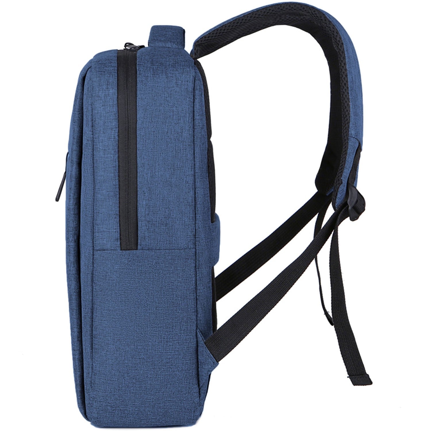 Laptop Backpack 15.6" – Blue, Water-Resistant, Polyester