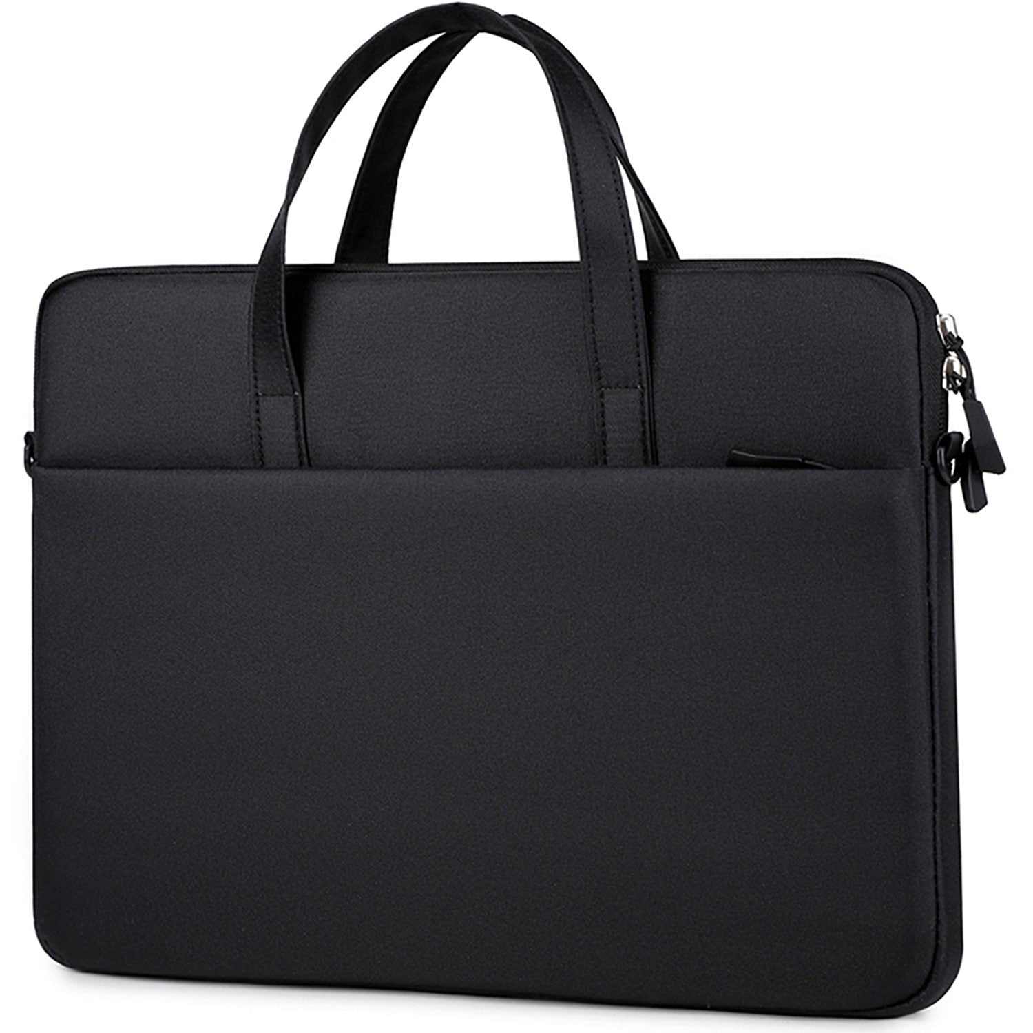 Laptop Bag Slim 15.6" Black with Handle and Strap
