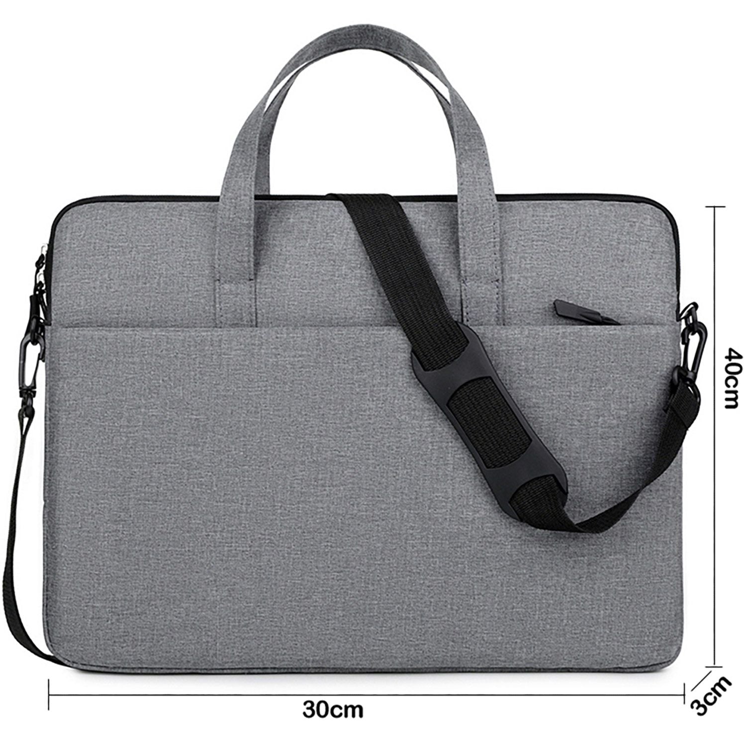 Laptop Bag Slim 15.6" Blue with Handle and Strap