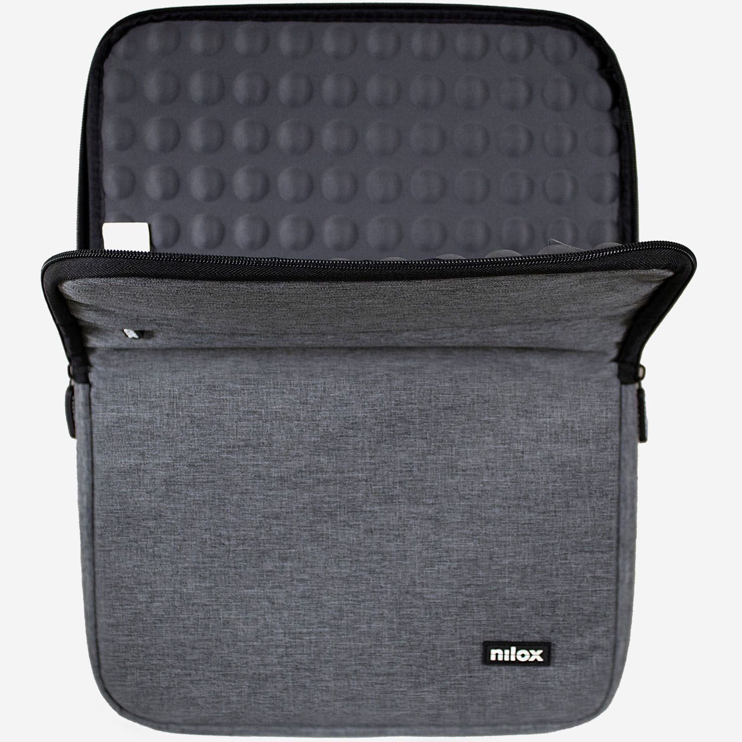 Laptop Sleeve 15.6" Gray, Padded with Accessory Pocket