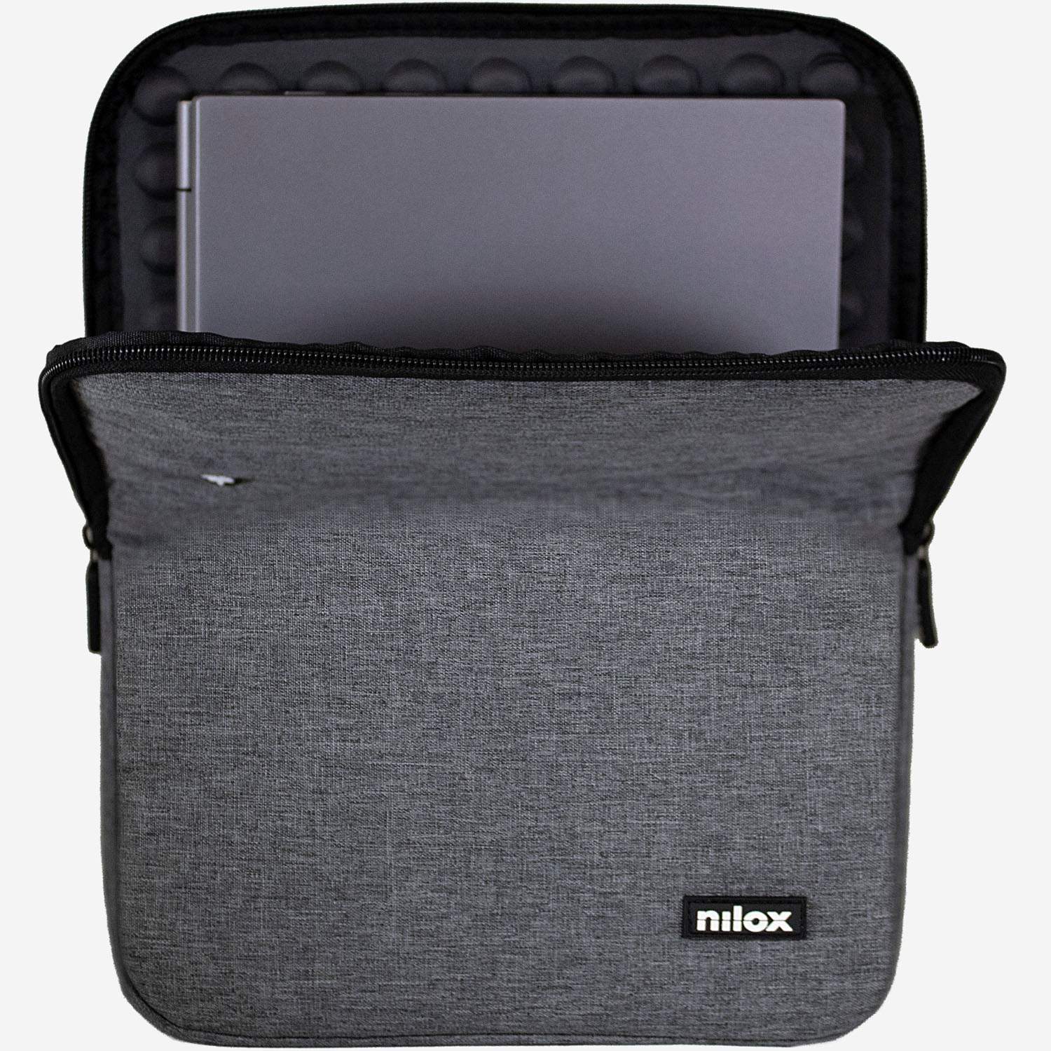 Laptop Sleeve 15.6" Gray, Padded with Accessory Pocket