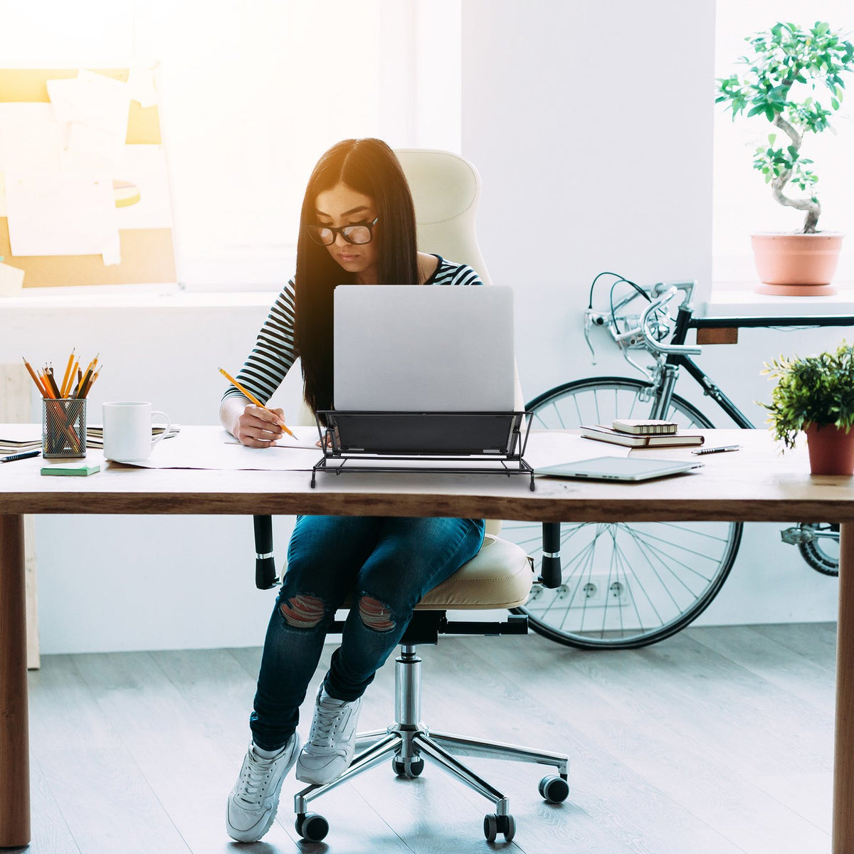 Laptop stand 13 inch black