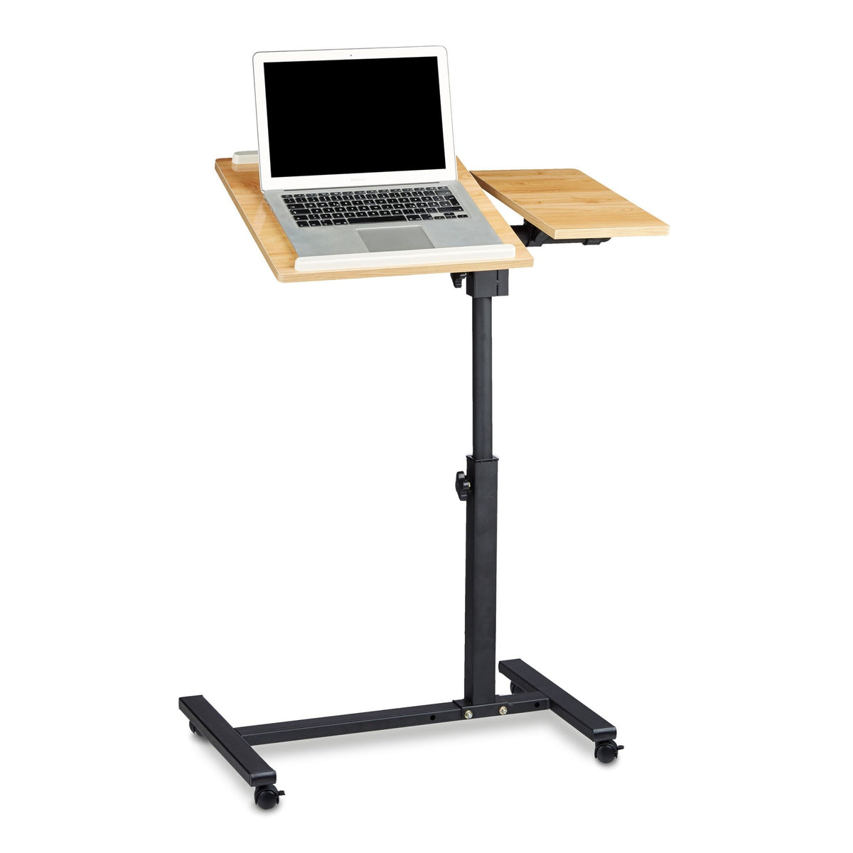 Laptop table with adjustable mouse table