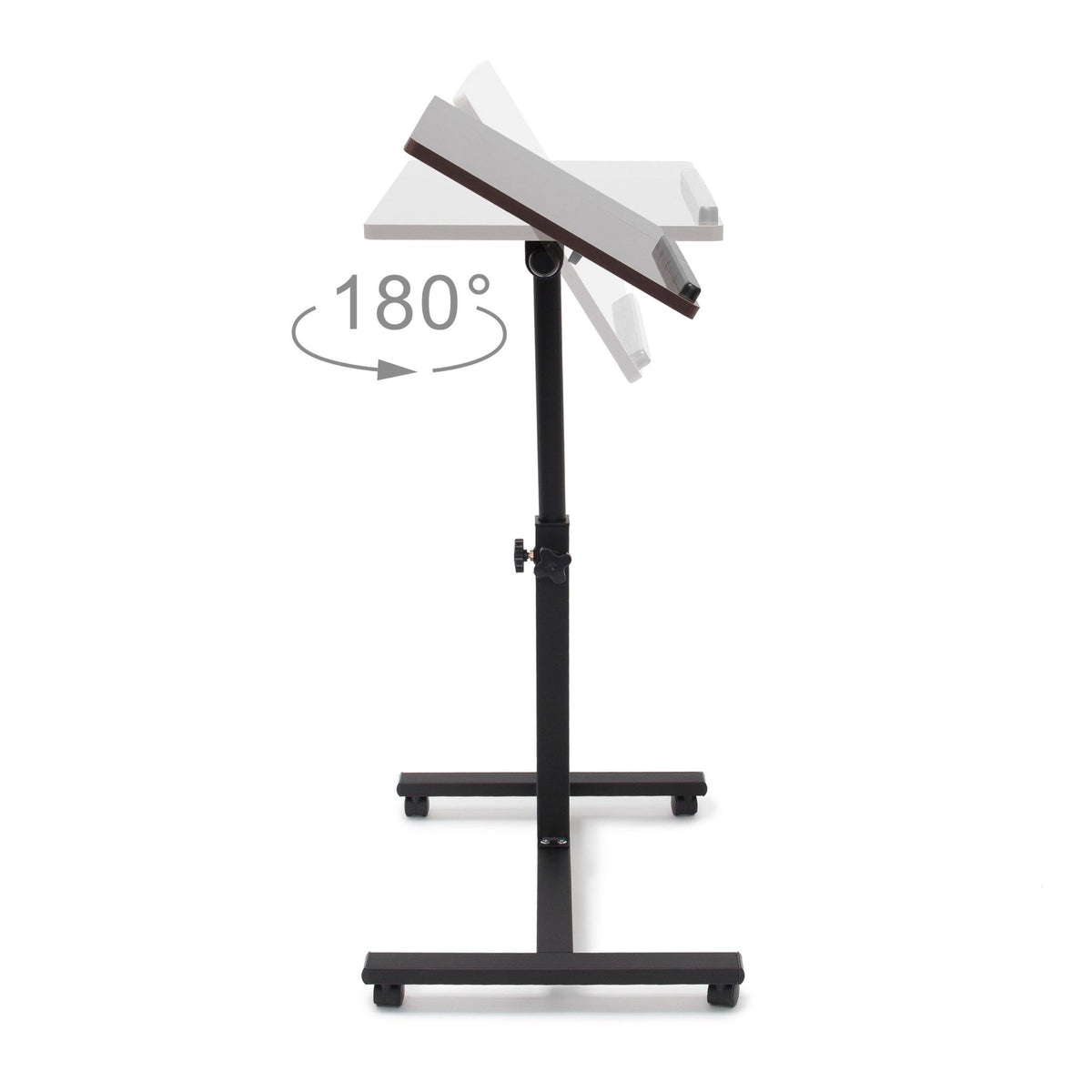 Laptop table wood adjustable height