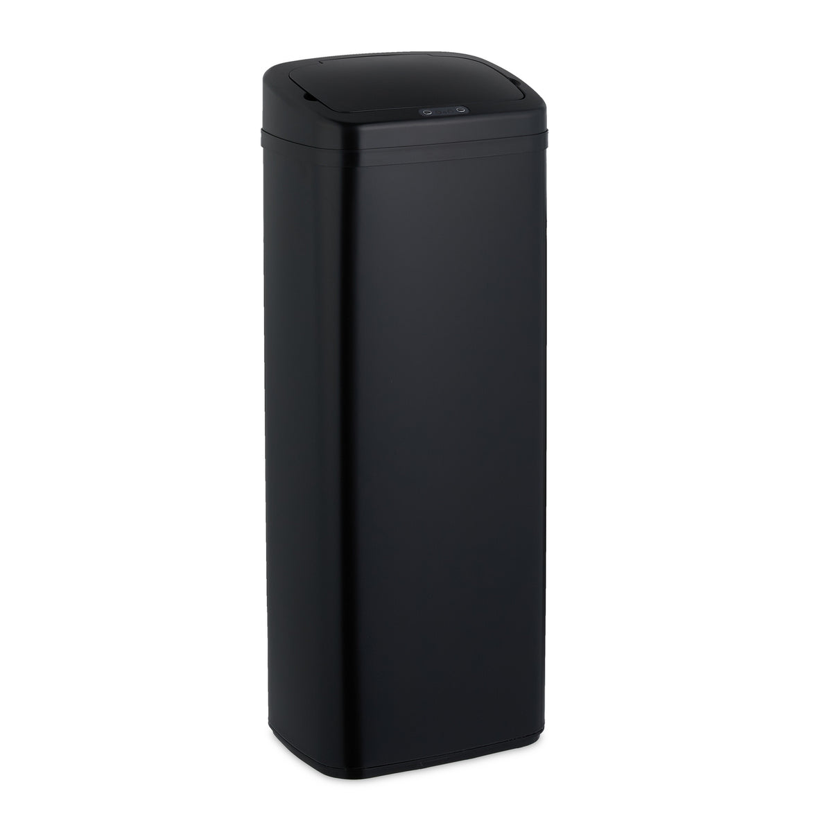Large Black Steel Kitchen Bin with Sensor
