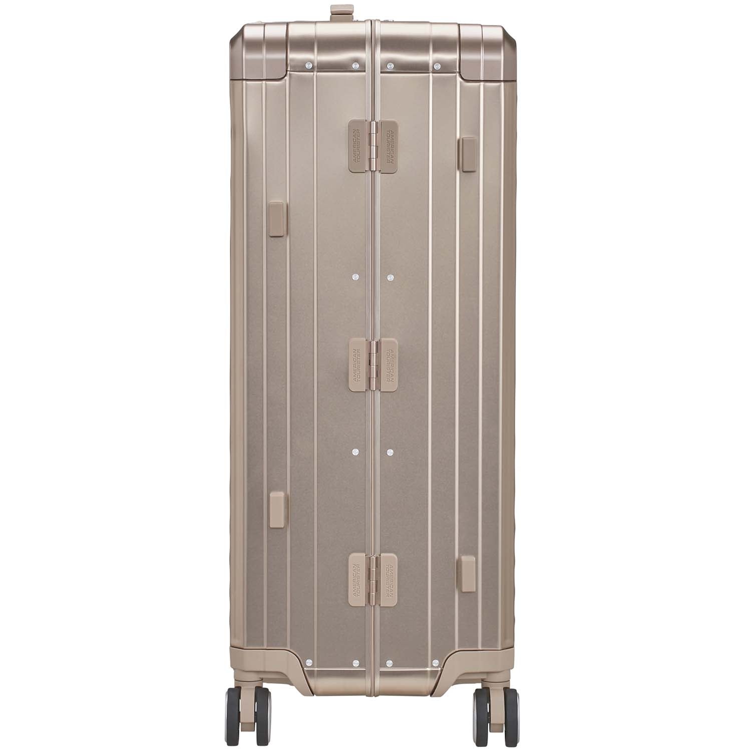 Large Bronze Aluminium Suitcase, Soundbox Design, 77 cm