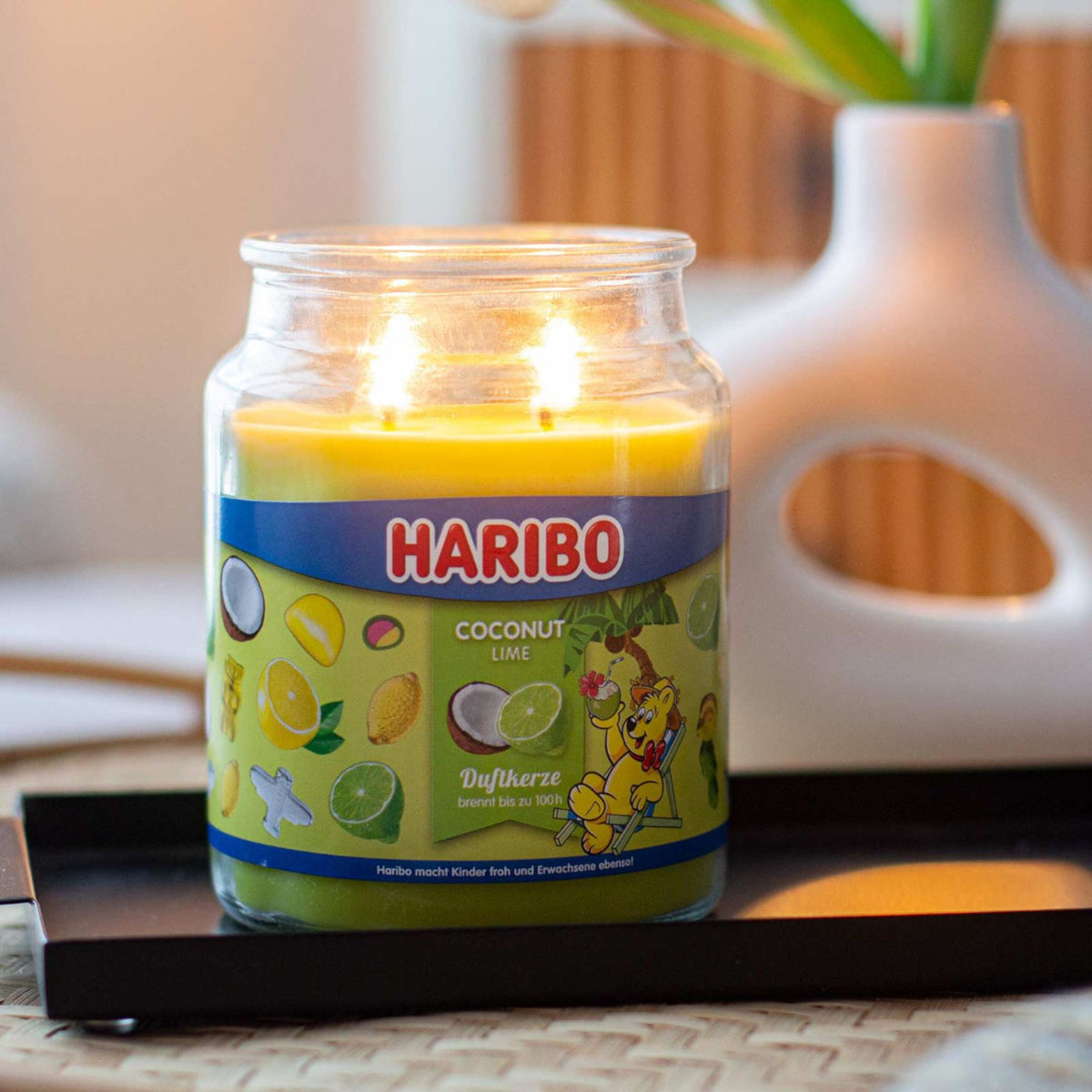 Large Glass Jar Scented Candle – Sweet Fragrance