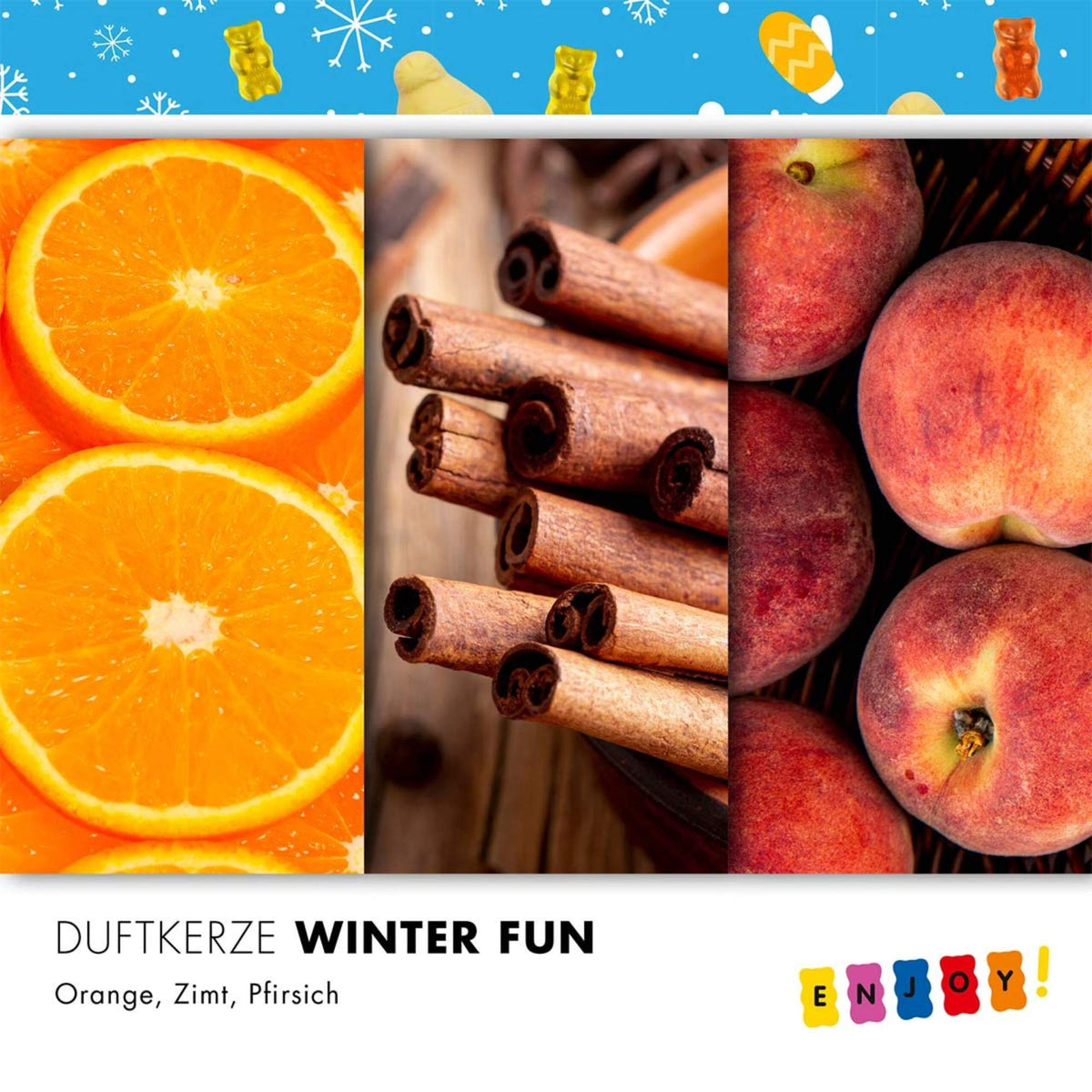 Large Glass Jar Scented Candle – Sweet Fragrance
