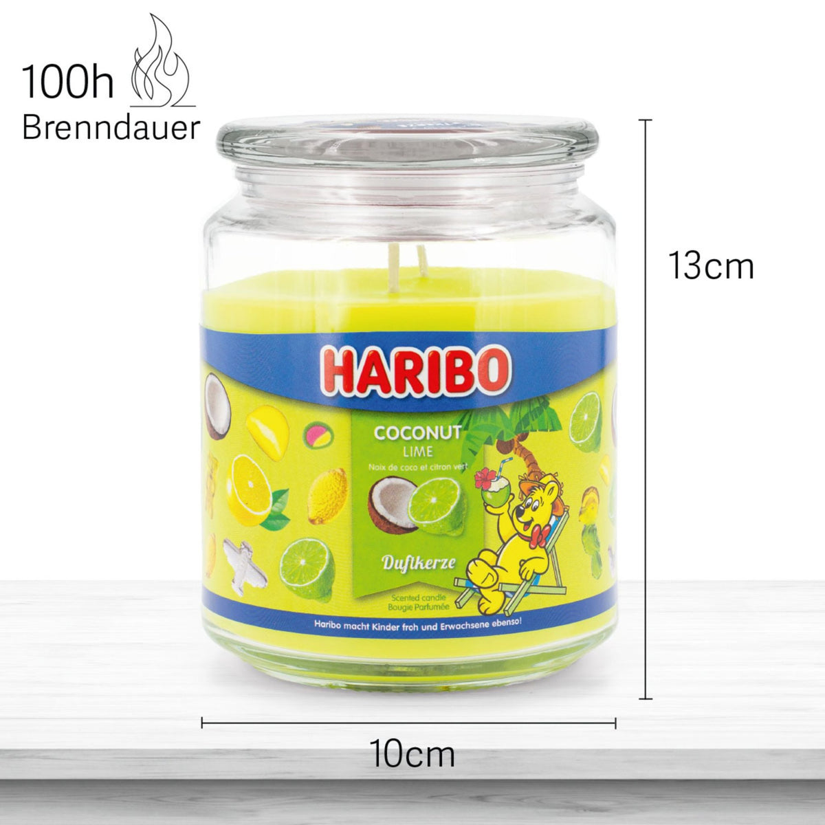 Large Glass Jar Scented Candle – Sweet Fragrance