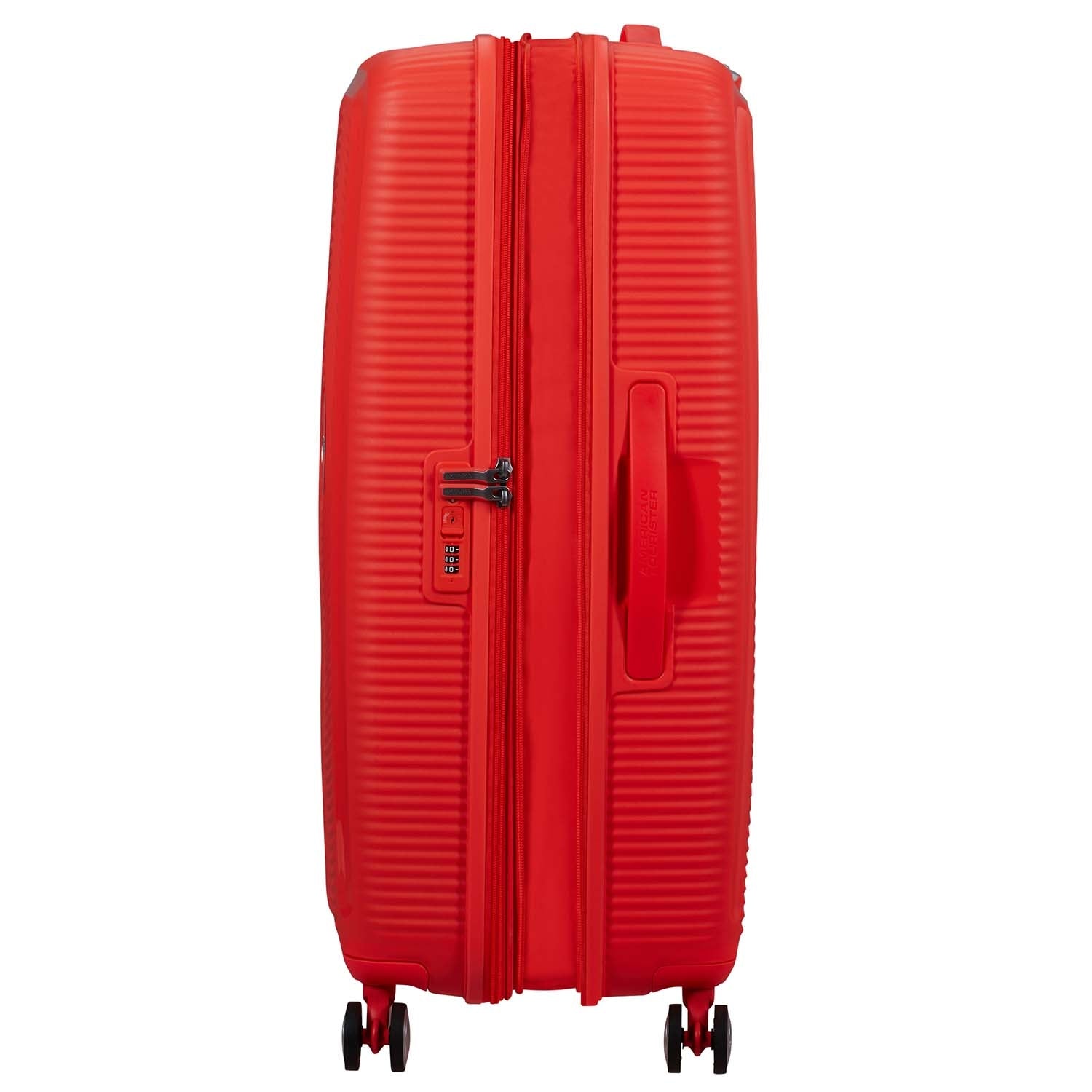 Large Neon Orange Soundbox Suitcase, 77 cm