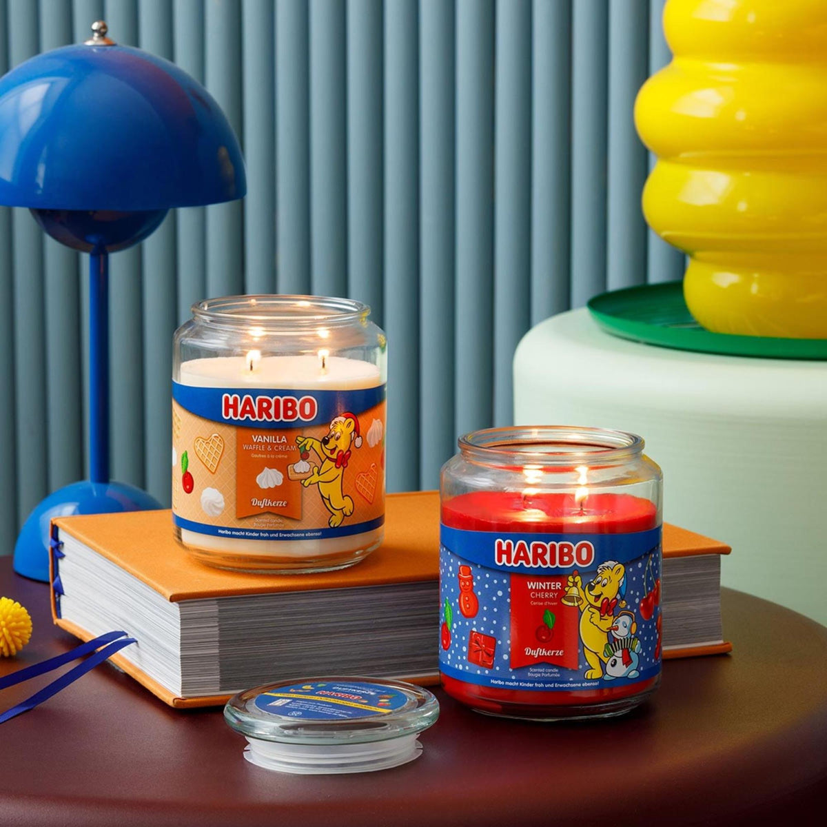 Large Scented Candle, Glass Jar, Dual Fragrance