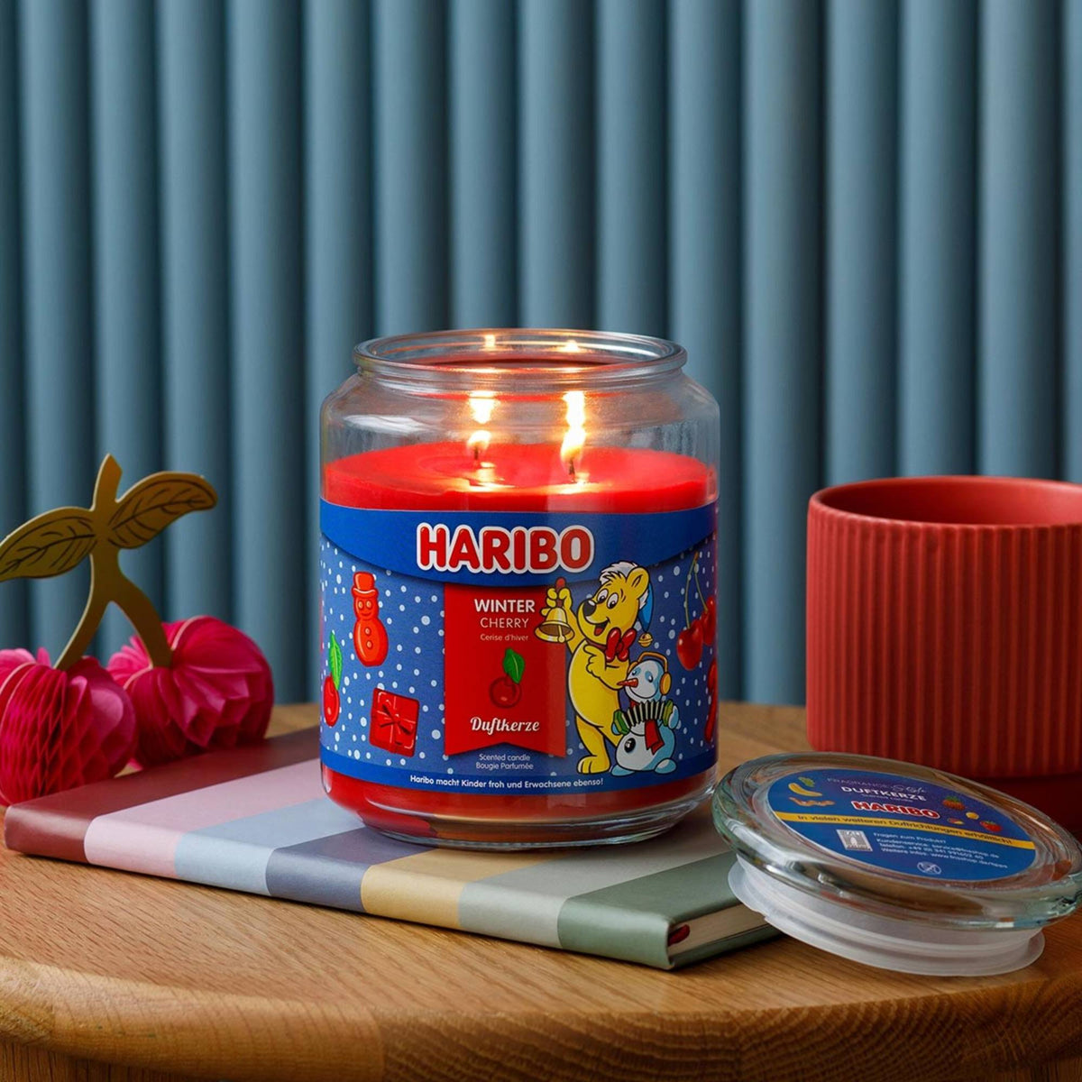 Large Scented Candle in Glass Jar – Sweet Fragrance