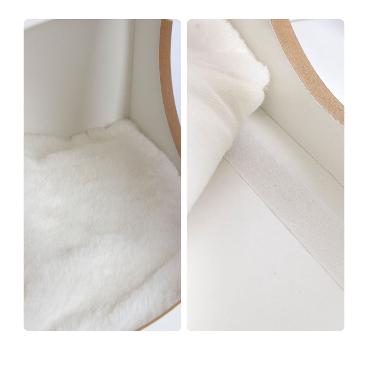 Large White Cat Tree with Litter Tray and Sisal Posts