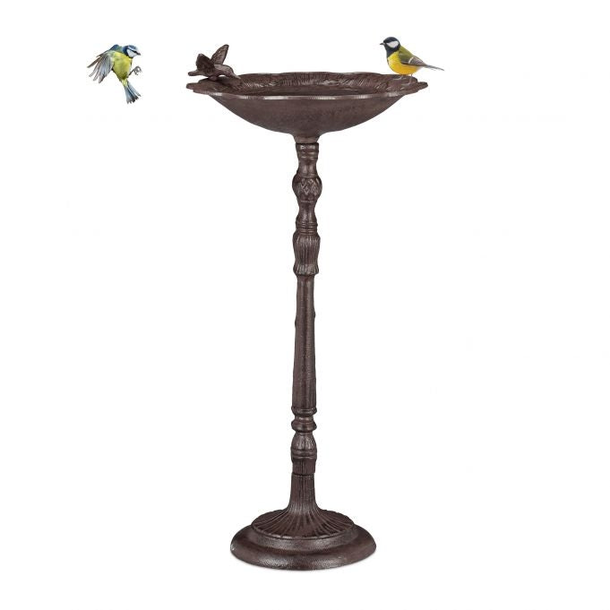 Large cast iron bird bath