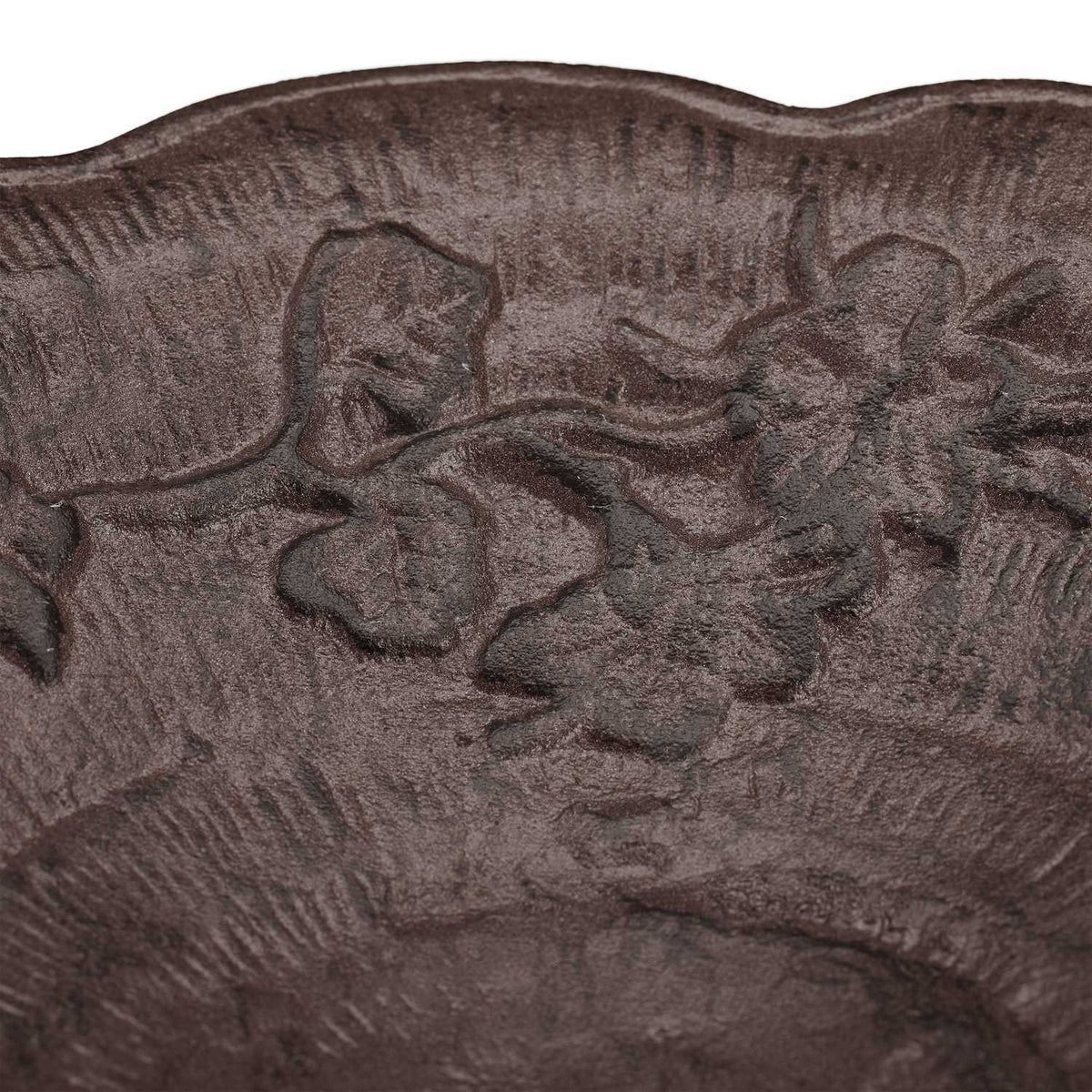 Large cast iron bird bath