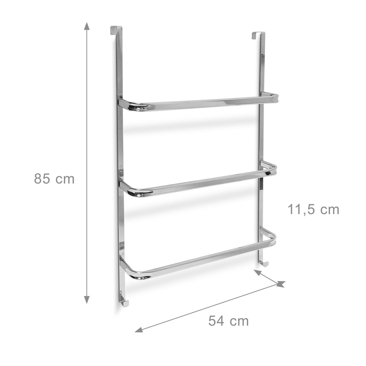 Large door-hung towel rack